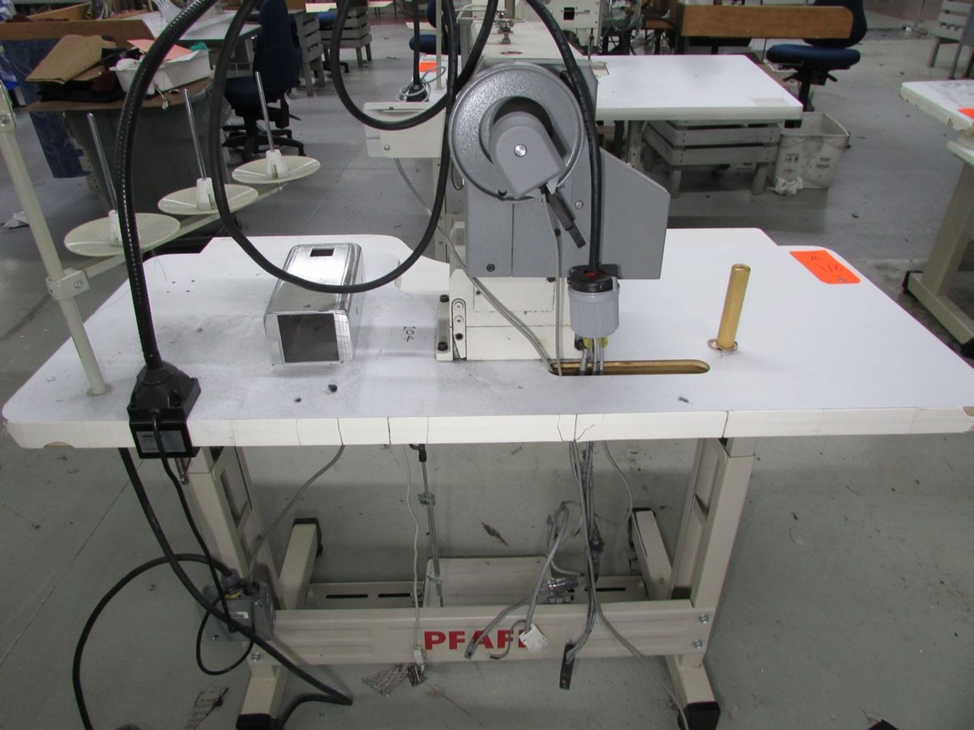 Pfaff Model 333-12/02-6/01 (S/N: 7204259) Single Needle Lockstitch Cylinder Bed Sewing Machine, - Image 10 of 11