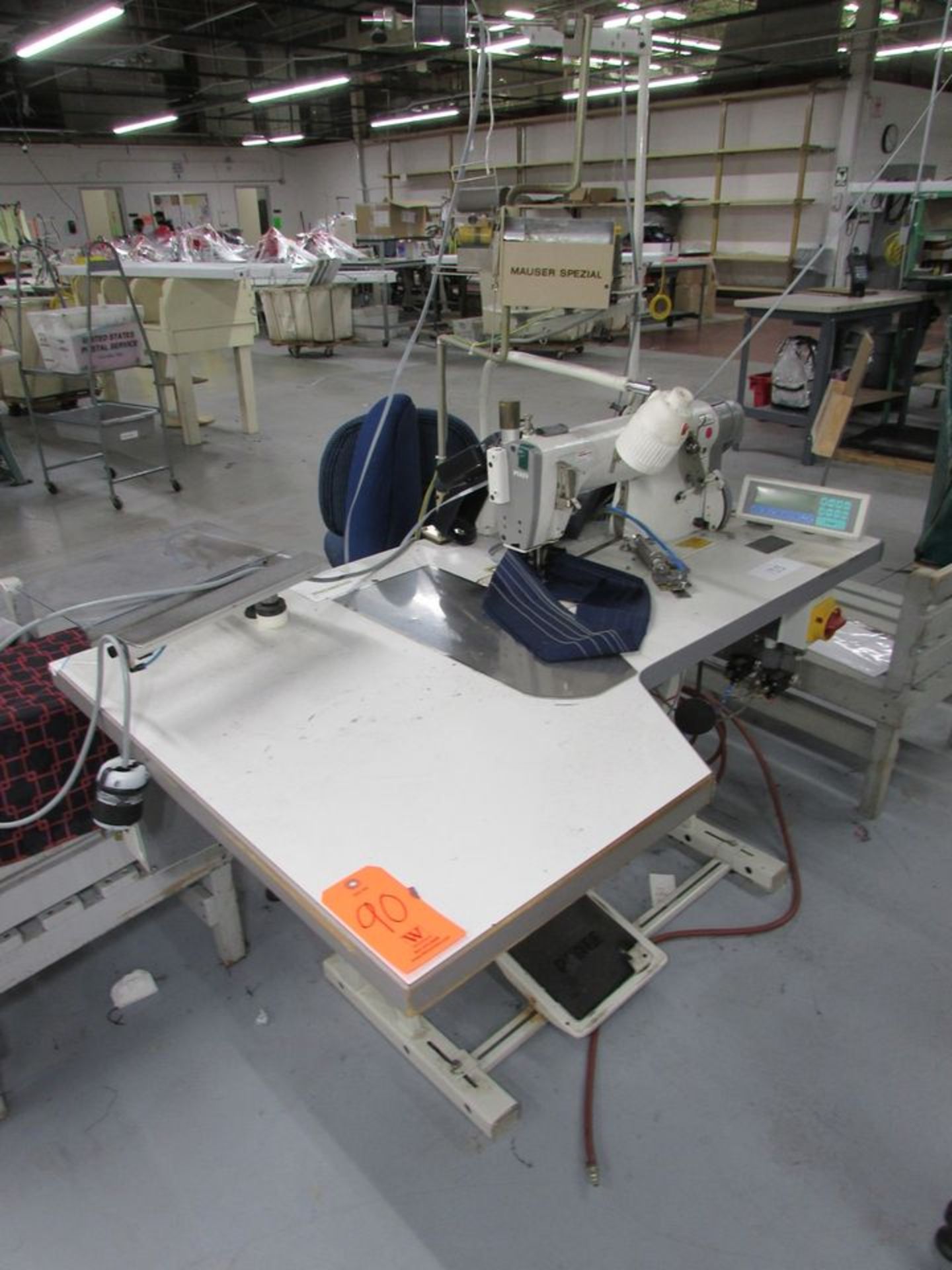 Pfaff Model 3801-1/071 (S/N: 2219514) Single Needle Chainstitch Sewing Machine, Top Feed, Auto - Image 2 of 10