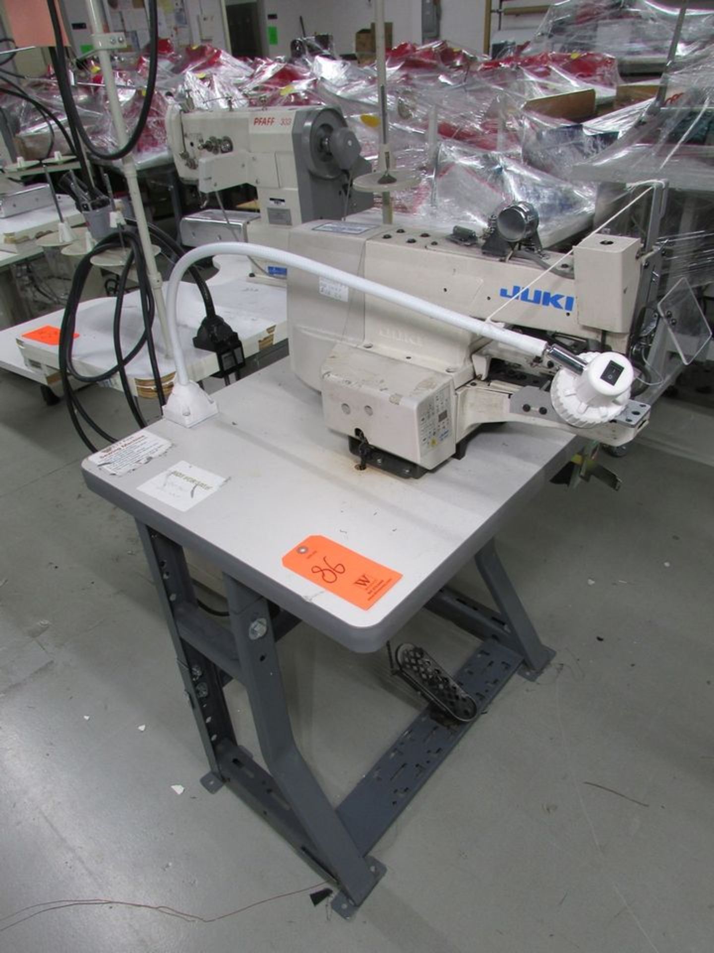 Juki Model MB-1800B (S/N: 2M2ZG00022) High Speed Single Thread Button Sewing Machine - Image 3 of 11