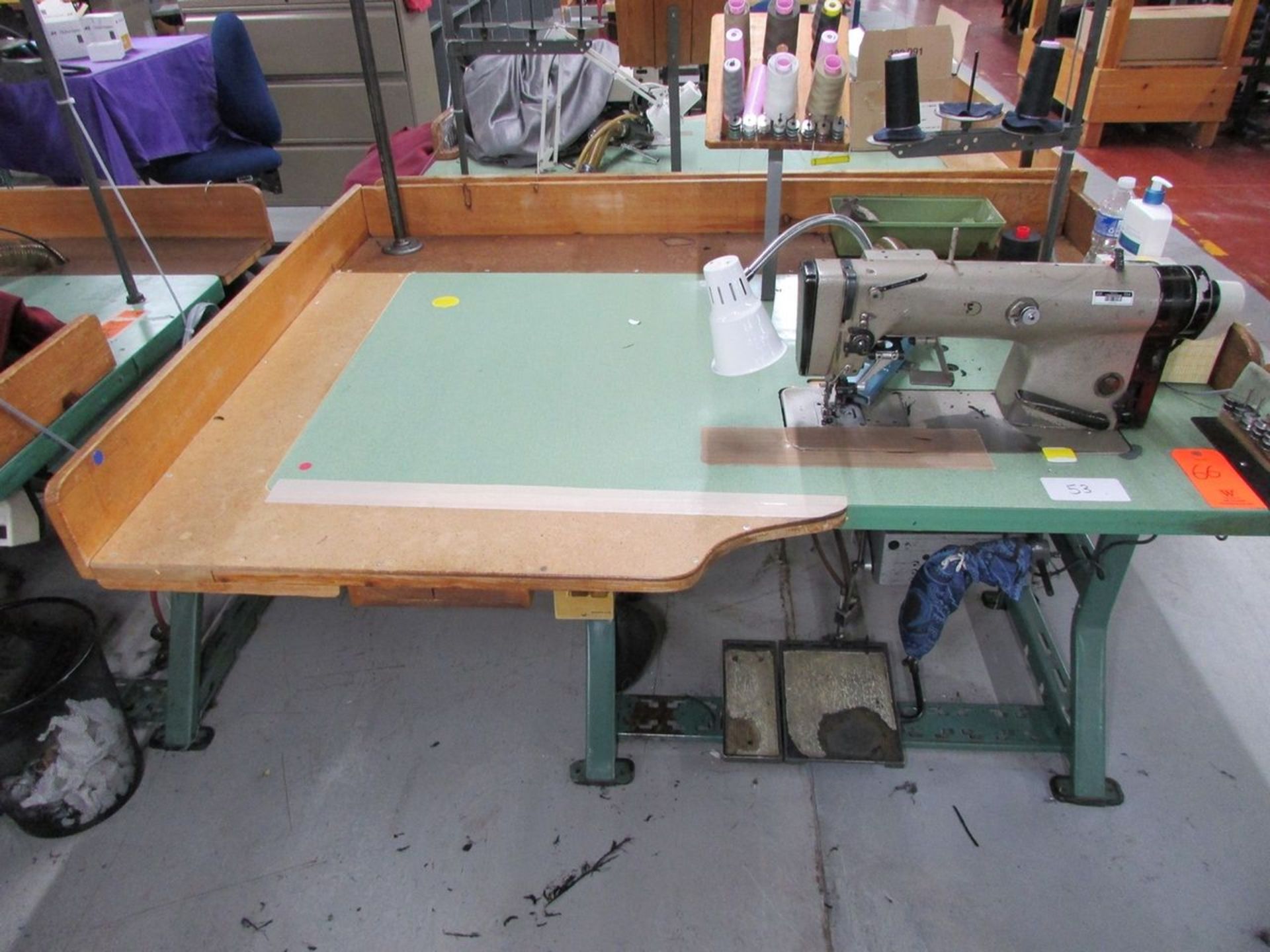 Pfaff Model 481-731/11 (S/N: 214739) Single Needle Lockstitch Sewing Machine, Edge Trimmer, Auto