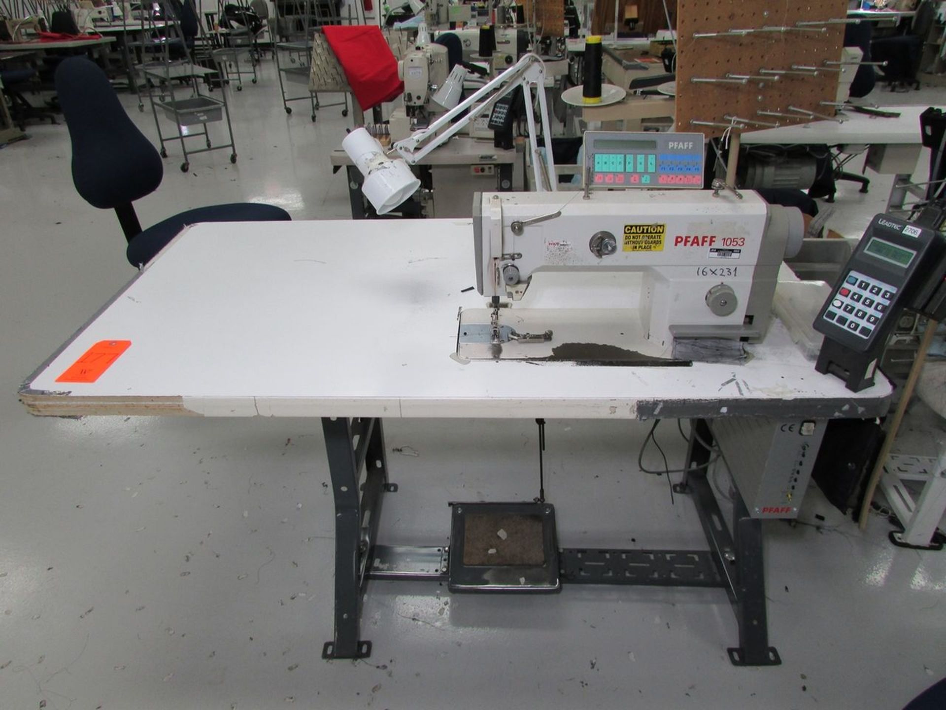 Pfaff Model 1053-8/31-900/24-909/04-910/06-911/37 (S/N: 3-117054) Single Needle Lockstitch Sewing - Image 2 of 10