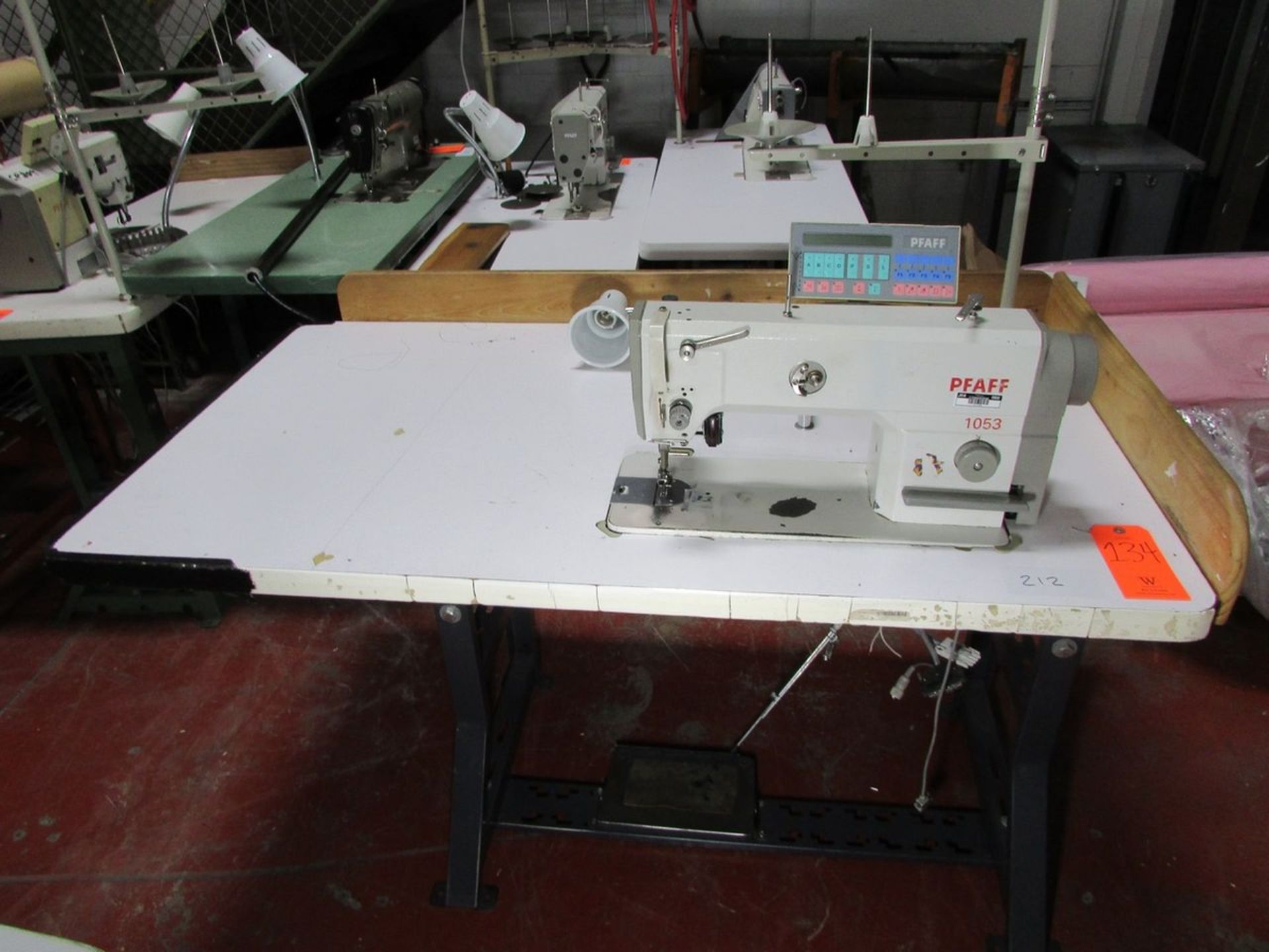 Pfaff Model 1053-8/31-900/24 Single Needle Lockstitch Sewing Machine, Back Tack, Pfaff Stitch