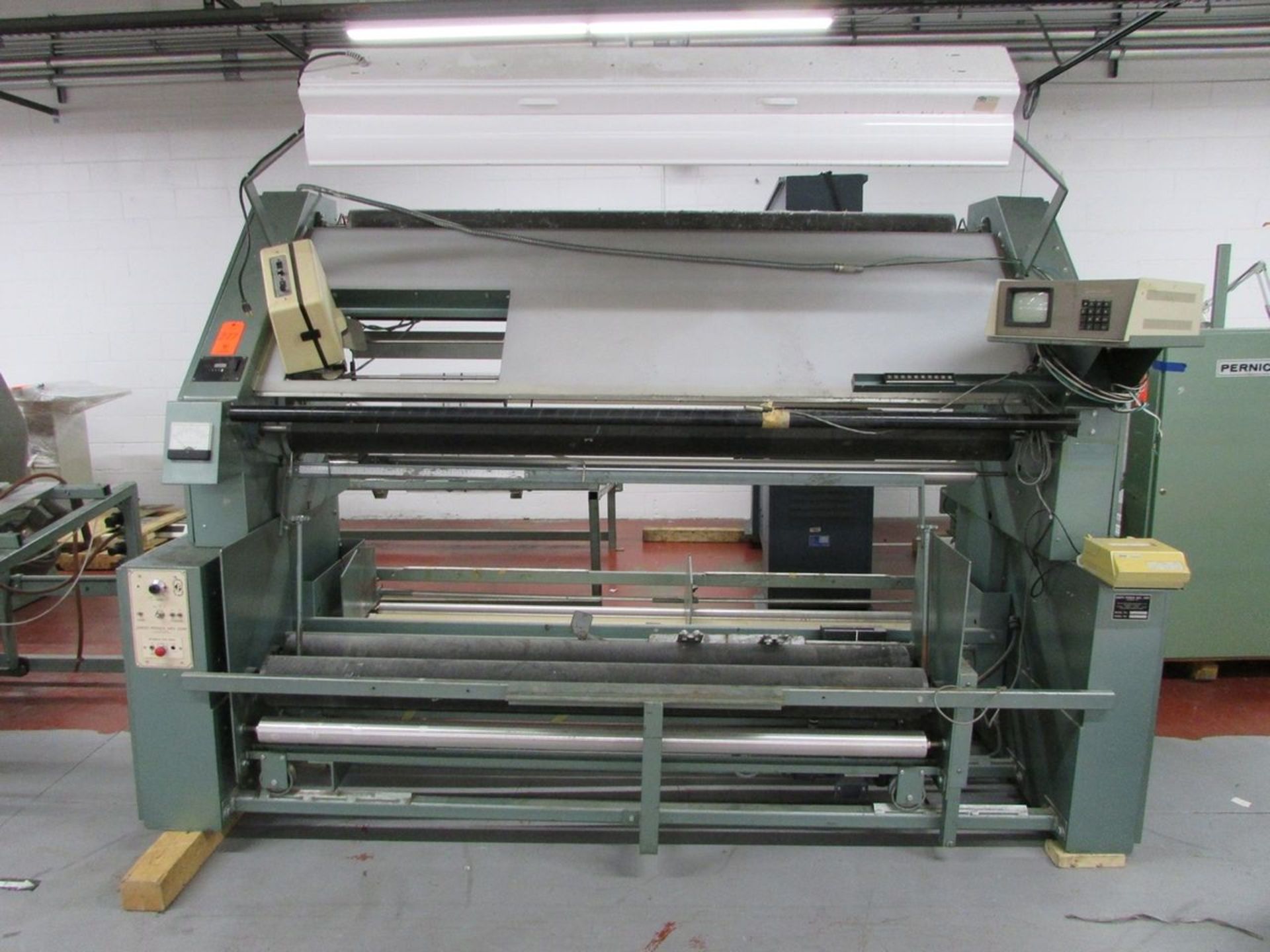 Joseph Pernick Model TM-840 (S/N: 9628) Textile Inspection Machine to Include: Qualicomp Fabric - Image 2 of 15