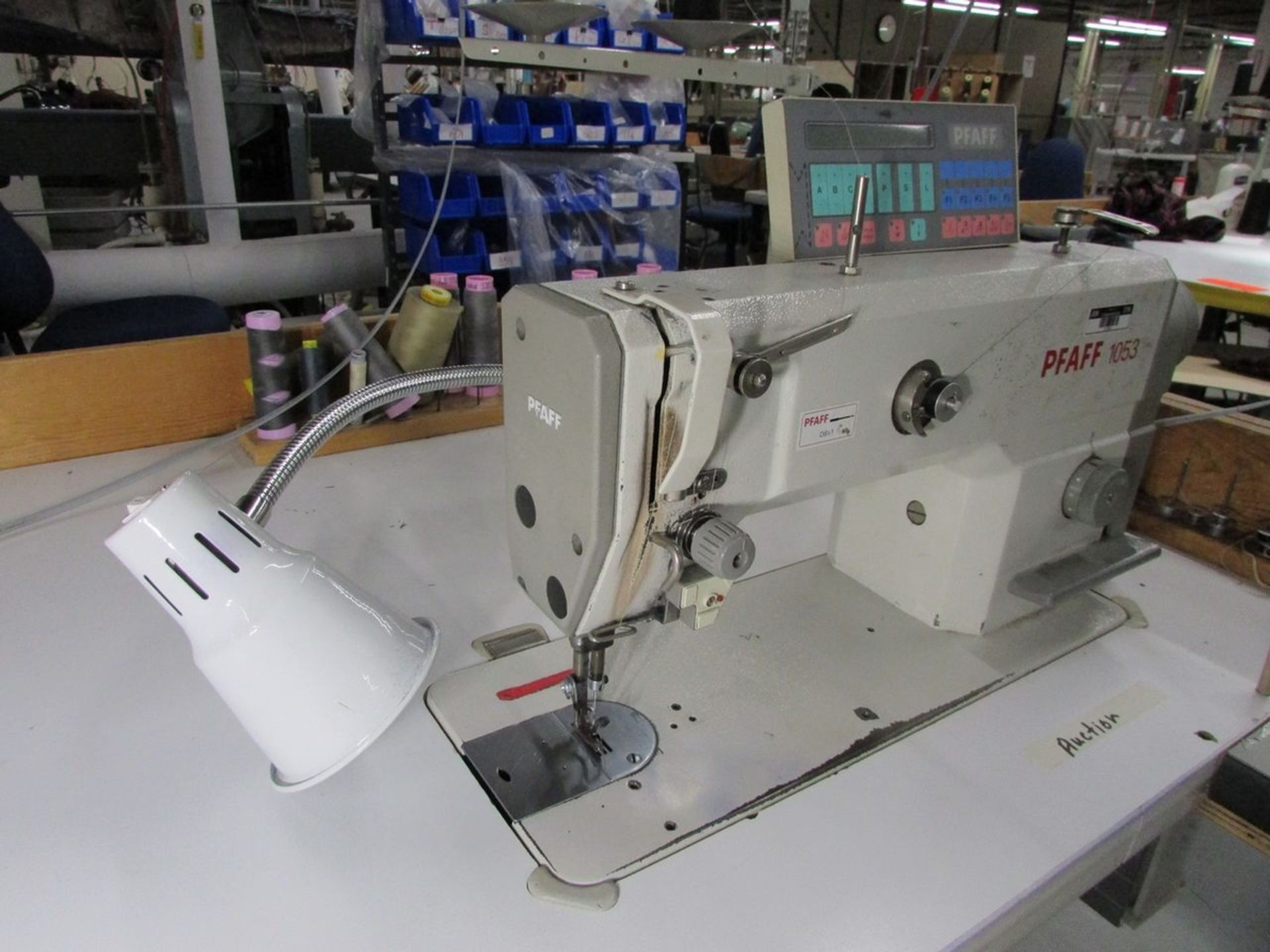 Pfaff Model 1053-8/31-900/24 (S/N: 3-117042) Single Needle Lockstitch Sewing Machine, Trimmer, - Image 4 of 10
