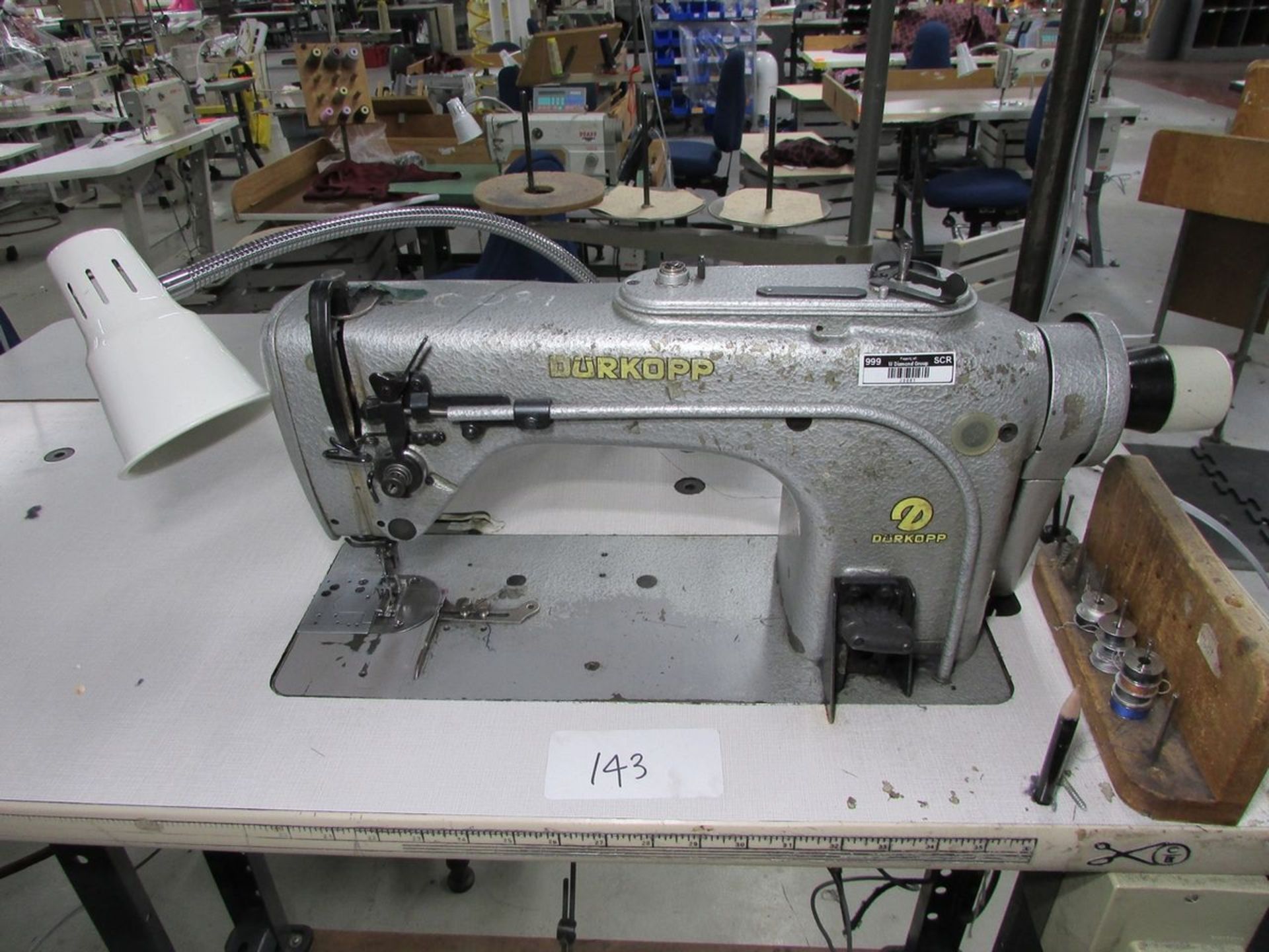 Durkopp Model 212-115105 (S/N: 115105) Single Needle Lockstitch High-Speed Sewing Machine, Auto - Image 3 of 9