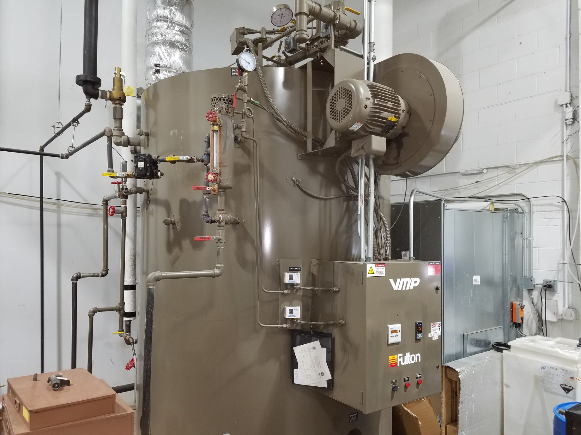 Fulton Model VMP 150 (S/N: PV-346-A) (2018) 150 PSI Natural Gas-Fired Steam Boiler; Rated at 5,022, - Image 3 of 26