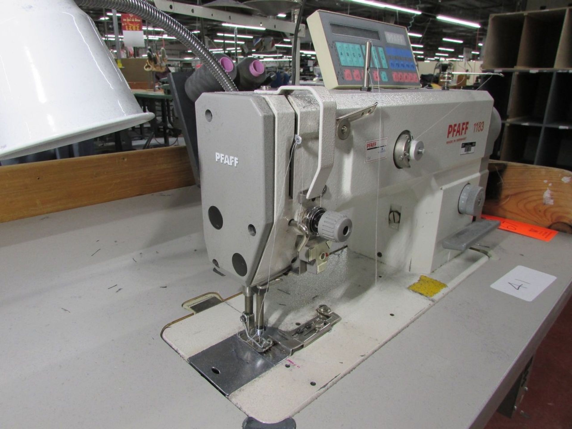 Pfaff Model 1183-8/31-900/24 (S/N: 1183-8/31-900-04) Single Needle Lockstitch Sewing Machine, Back - Image 4 of 10