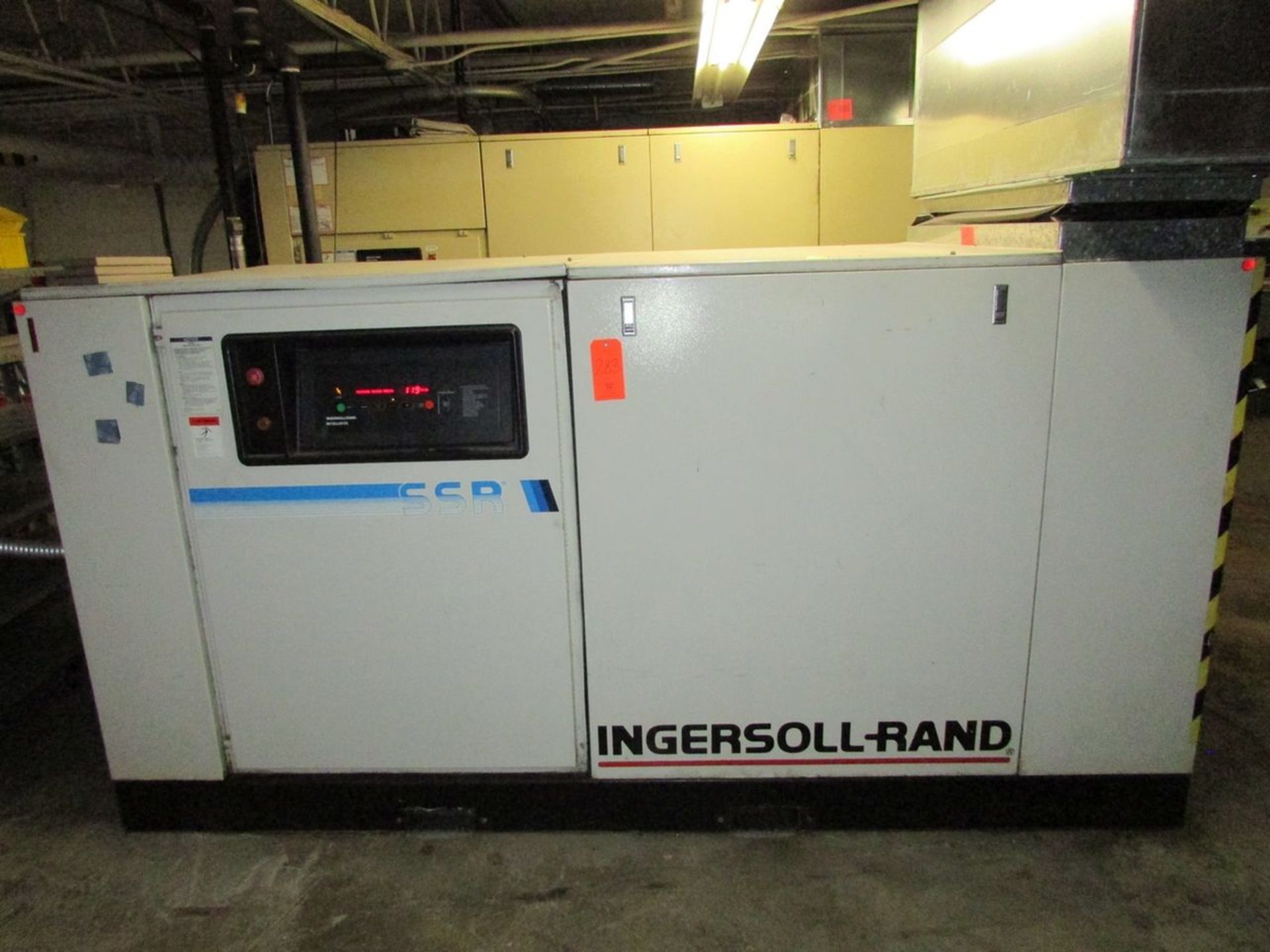 Ingersoll Rand Model SSR-EP75 (S/N: F7087U93122) (1993) 75 HP Rotary Screw Air Compressor, 320 - Image 2 of 10