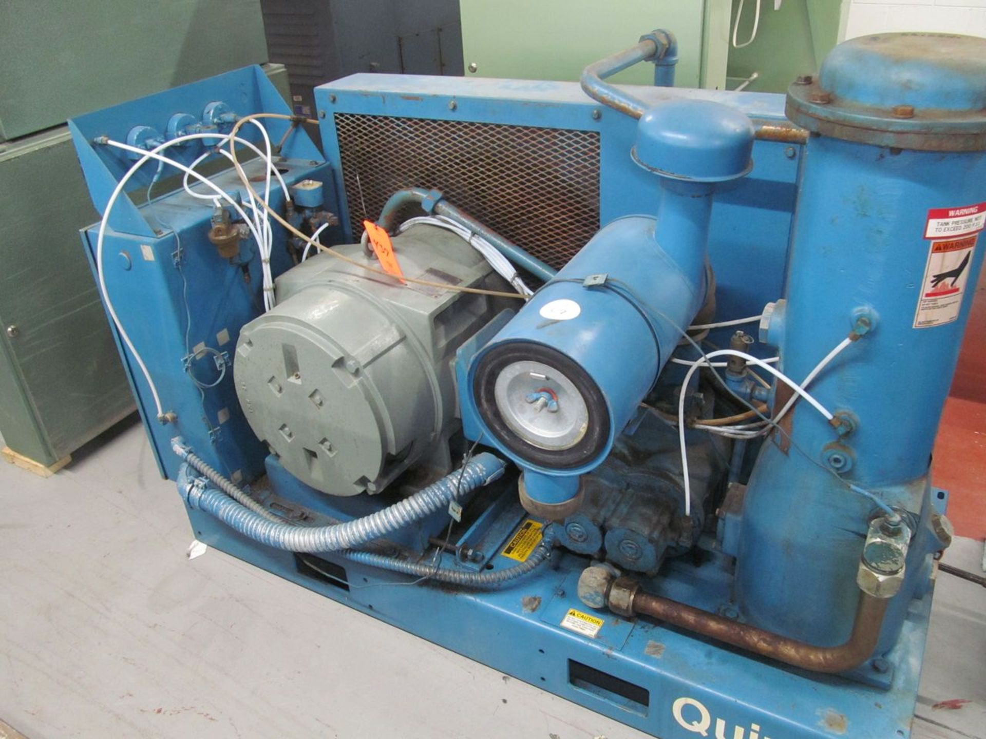 Quincy 40-HP Model QST-40ANA22H Air Compressor, S/N: 94784; with 34,000 Hrs. (at Time of - Image 2 of 5