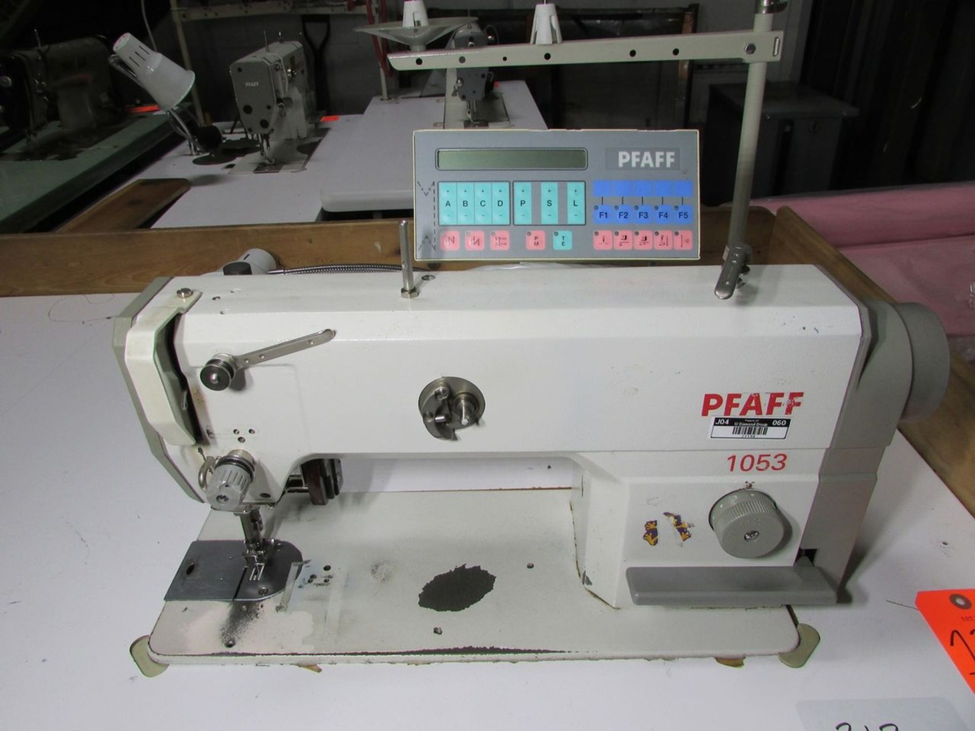 Pfaff Model 1053-8/31-900/24 Single Needle Lockstitch Sewing Machine, Back Tack, Pfaff Stitch - Image 3 of 9