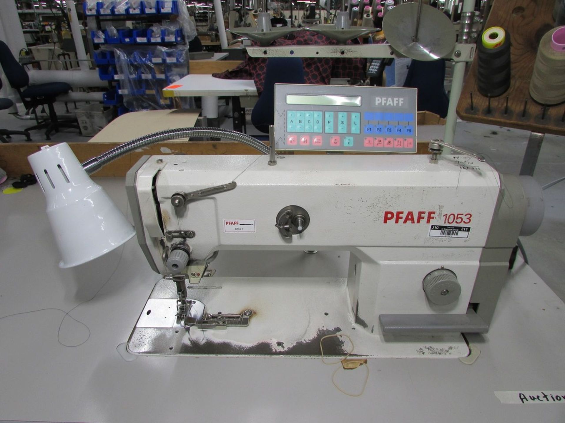 Pfaff Model 1053-8/31-900/24 (S/N: 3-116969) Single Needle Lockstitch Sewing Machine, Trimmer, - Image 3 of 10