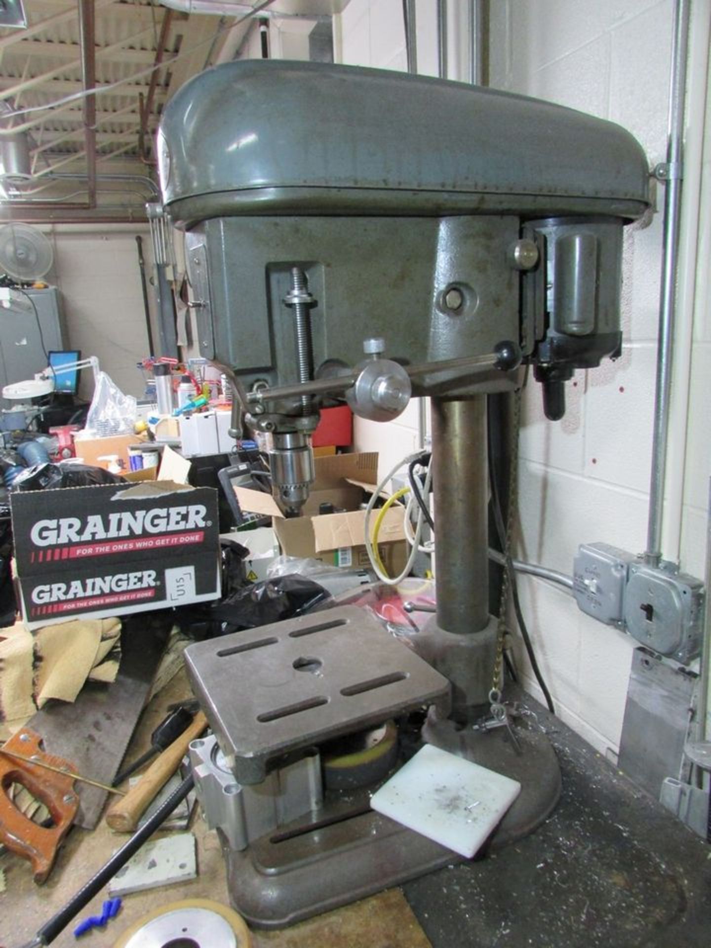 Rockwell 4-Speed Drill Press, 3/8" Chuck, 8" Throat, 4" Stroke, 10" X 10" Slotted Table - Image 4 of 5