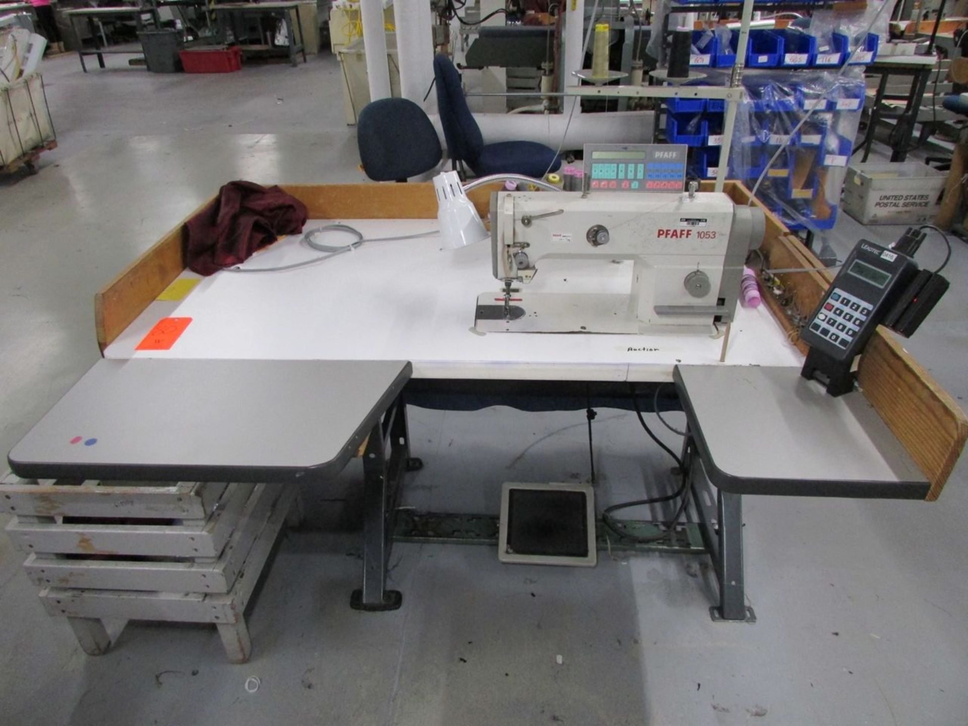 Pfaff Model 1053-8/31-900/24 (S/N: 3-117042) Single Needle Lockstitch Sewing Machine, Trimmer,