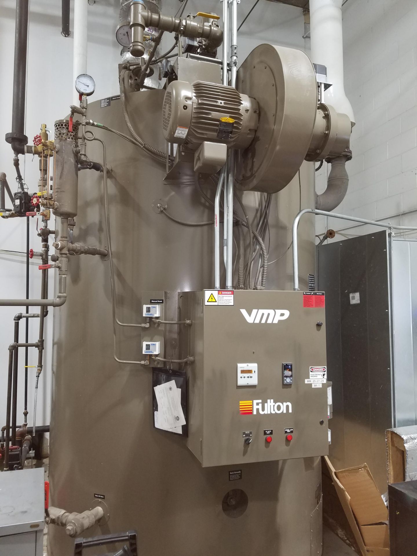 Fulton Model VMP 150 (S/N: PV-346-A) (2018) 150 PSI Natural Gas-Fired Steam Boiler; Rated at 5,022, - Image 5 of 26