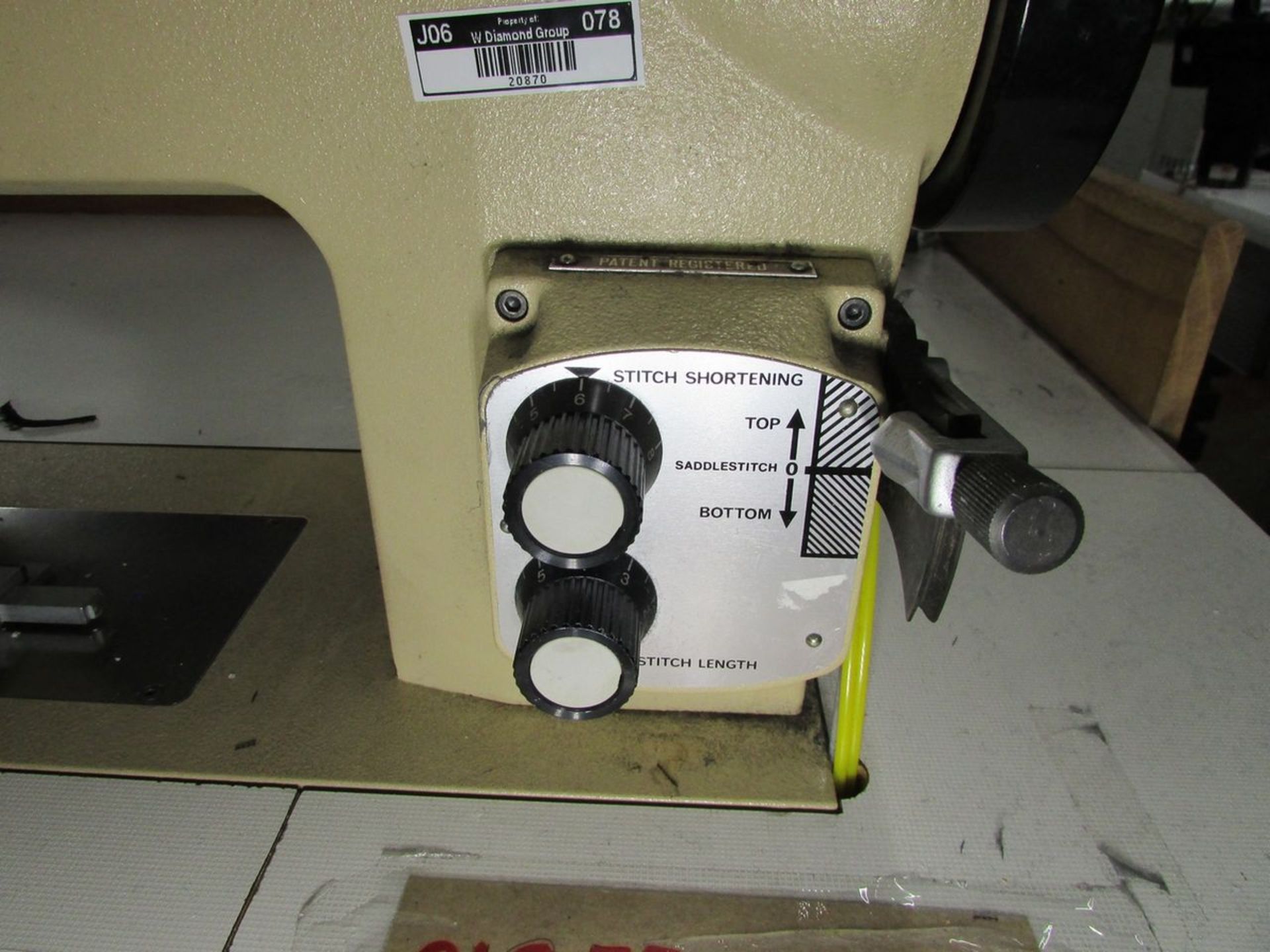 Conti Complett Model 780NP (S/N: 3192) (2004) Single Needle Hand Stitch Sewing Machine and Table - Image 7 of 11