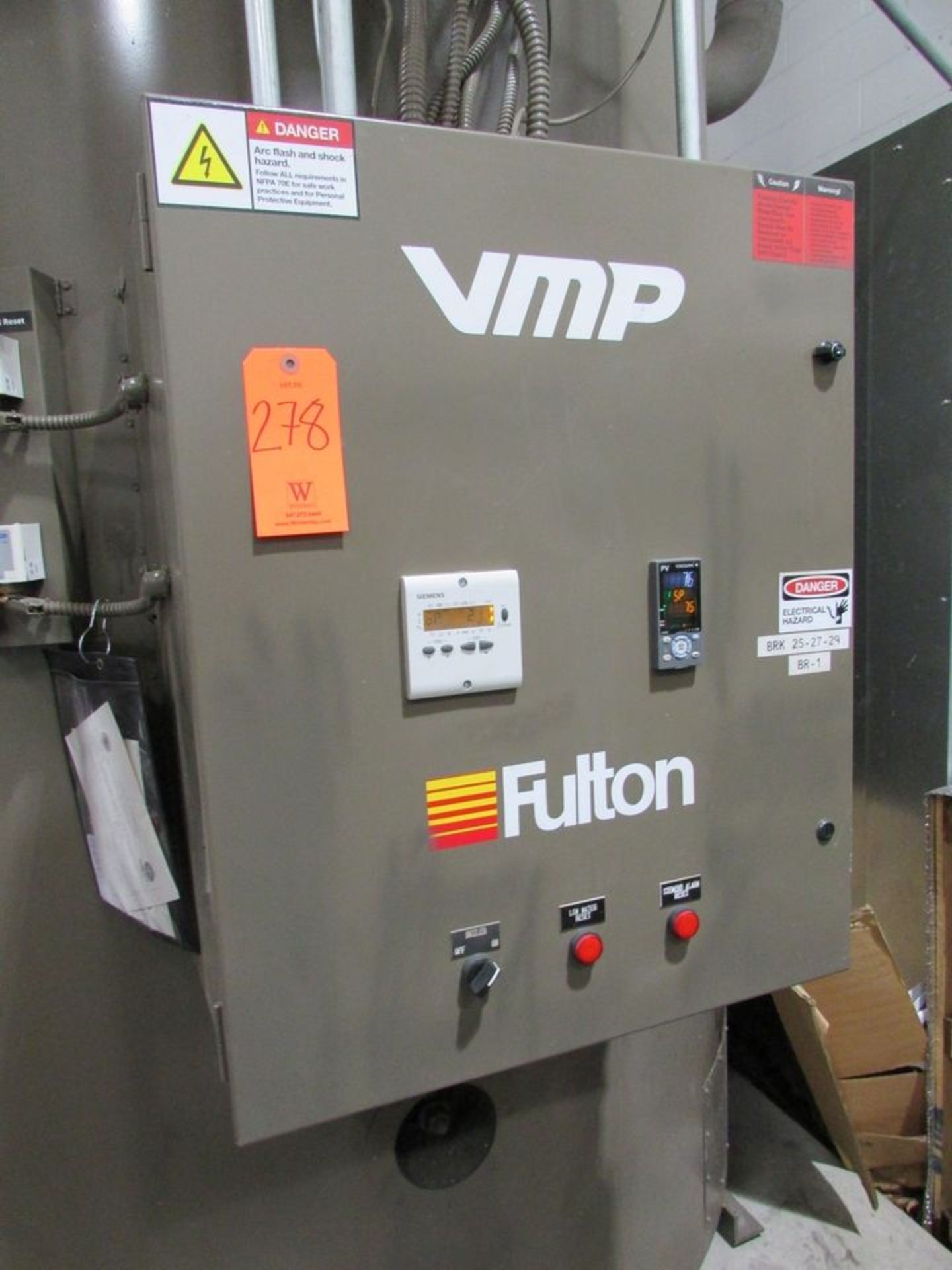 Fulton Model VMP 150 (S/N: PV-346-A) (2018) 150 PSI Natural Gas-Fired Steam Boiler; Rated at 5,022, - Image 11 of 26