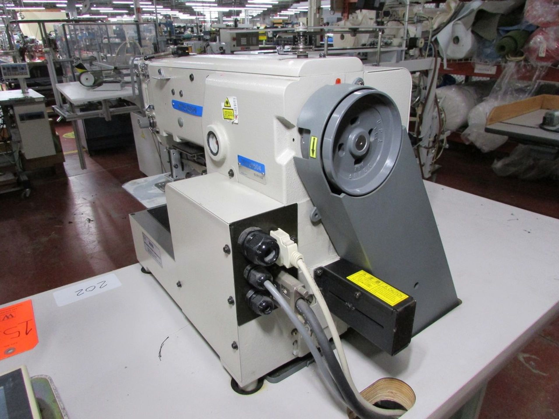 Mitsubishi Model PLK-E0504 (S/N: 510182) (2005) Programmable Single Needle Logo Tacker - Image 12 of 13