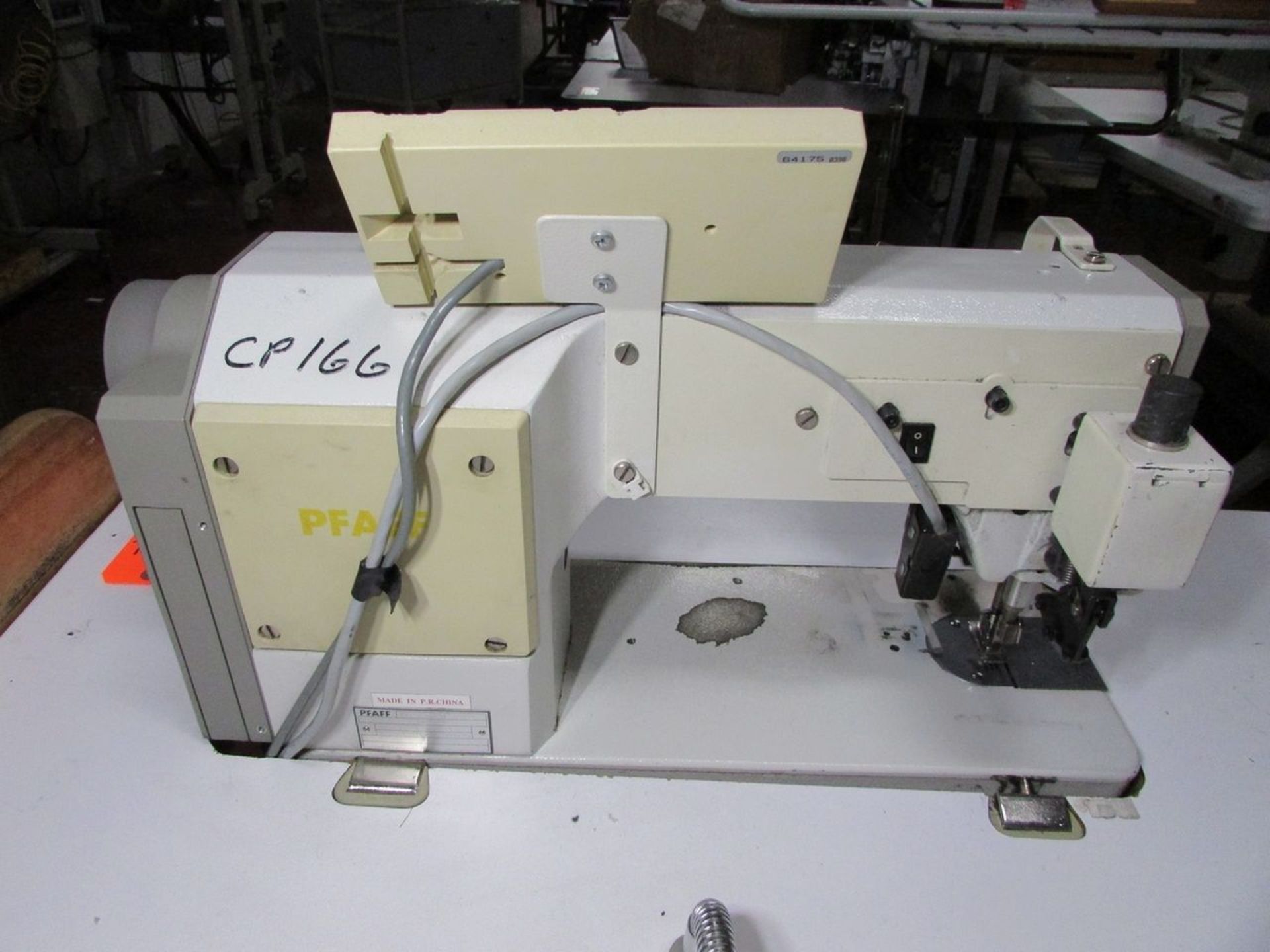 Pfaff Model 1053-8/31-900/24 Single Needle Lockstitch Sewing Machine, Back Tack, Pfaff Stitch - Image 8 of 9