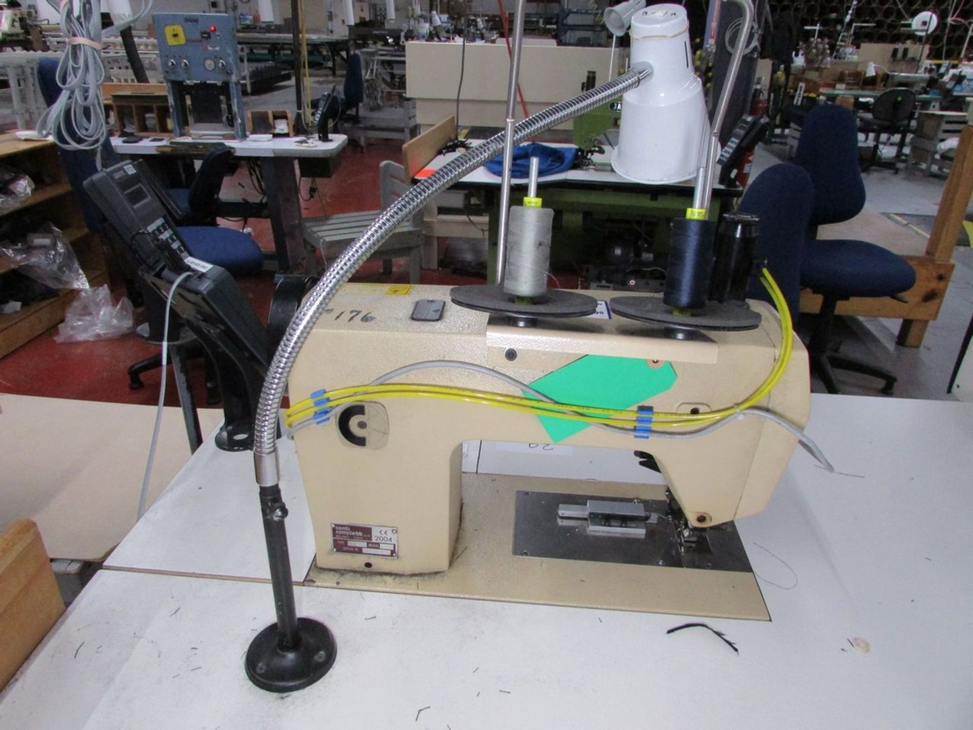 Conti Complett Model 780NP (S/N: 3192) (2004) Single Needle Hand Stitch Sewing Machine and Table - Image 10 of 11