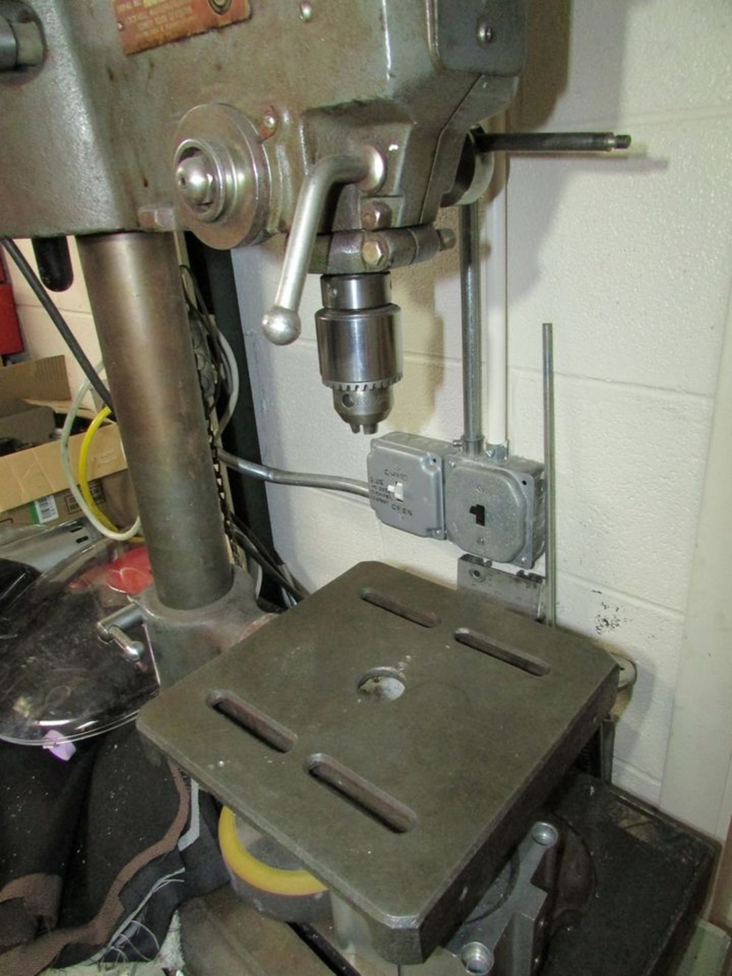 Rockwell 4-Speed Drill Press, 3/8" Chuck, 8" Throat, 4" Stroke, 10" X 10" Slotted Table - Image 3 of 5