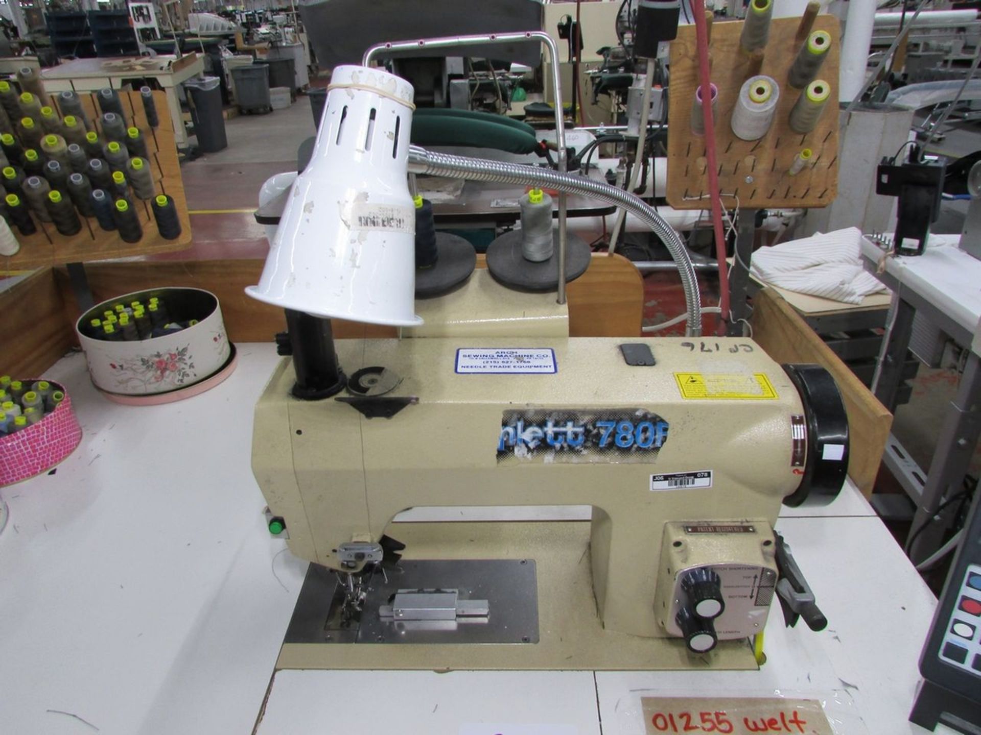 Conti Complett Model 780NP (S/N: 3192) (2004) Single Needle Hand Stitch Sewing Machine and Table - Image 4 of 11