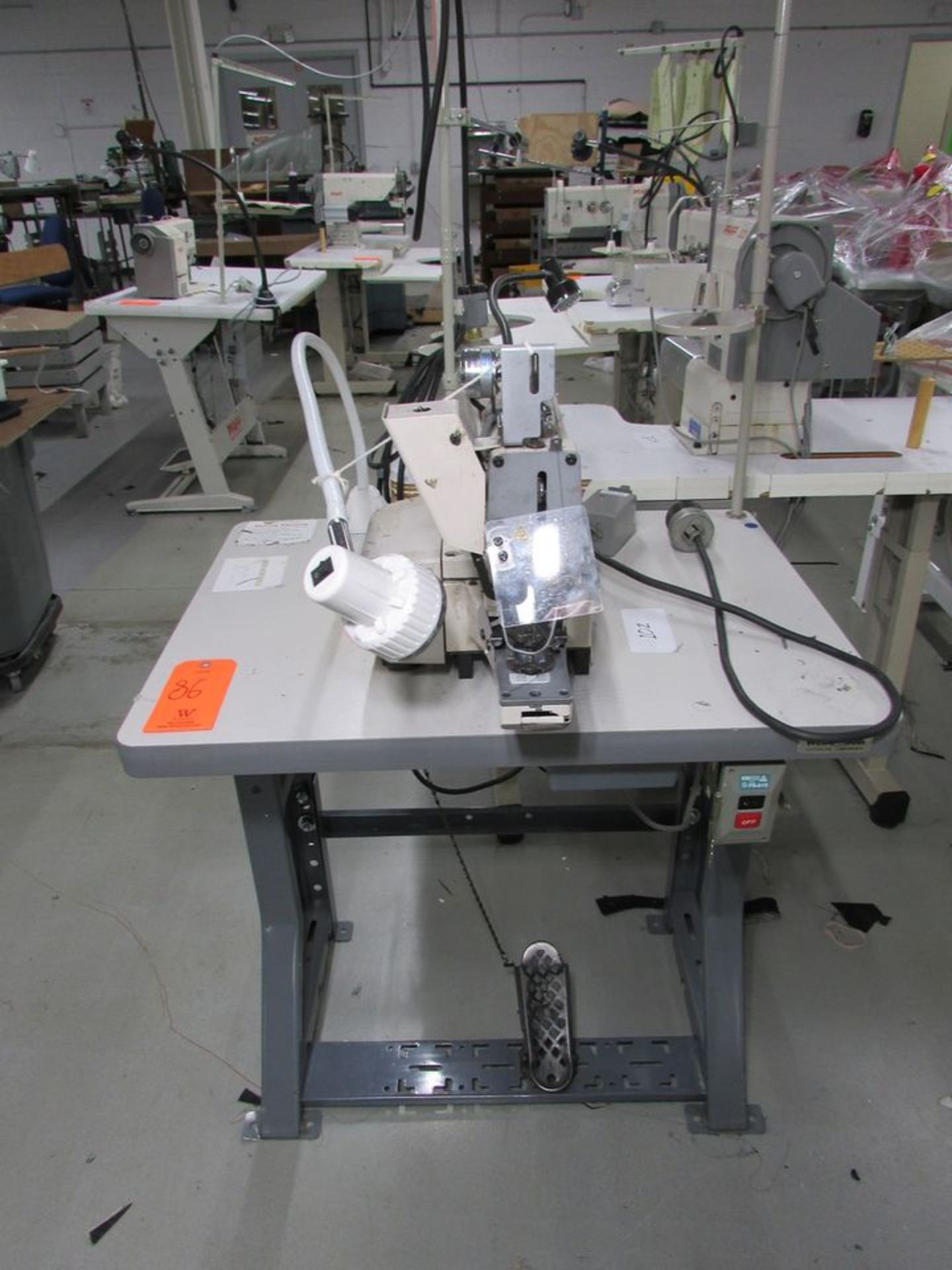 Juki Model MB-1800B (S/N: 2M2ZG00022) High Speed Single Thread Button Sewing Machine - Image 2 of 11