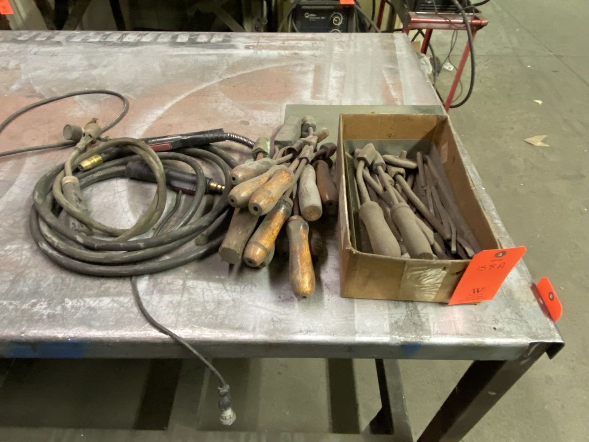 Lot - (2) Welding Torch Cables; with Furnace Tooling