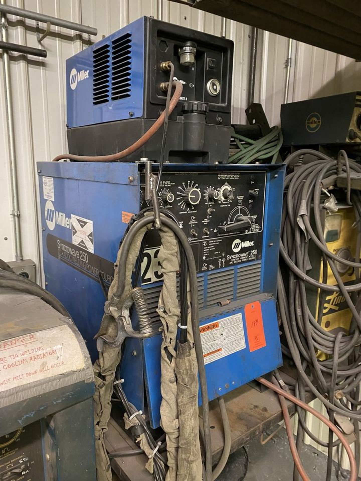 Miller Syncrowave 250 Constant Current CC-AC/DC Arc Welding Power Source, S/N: KD548490; with - Image 2 of 6