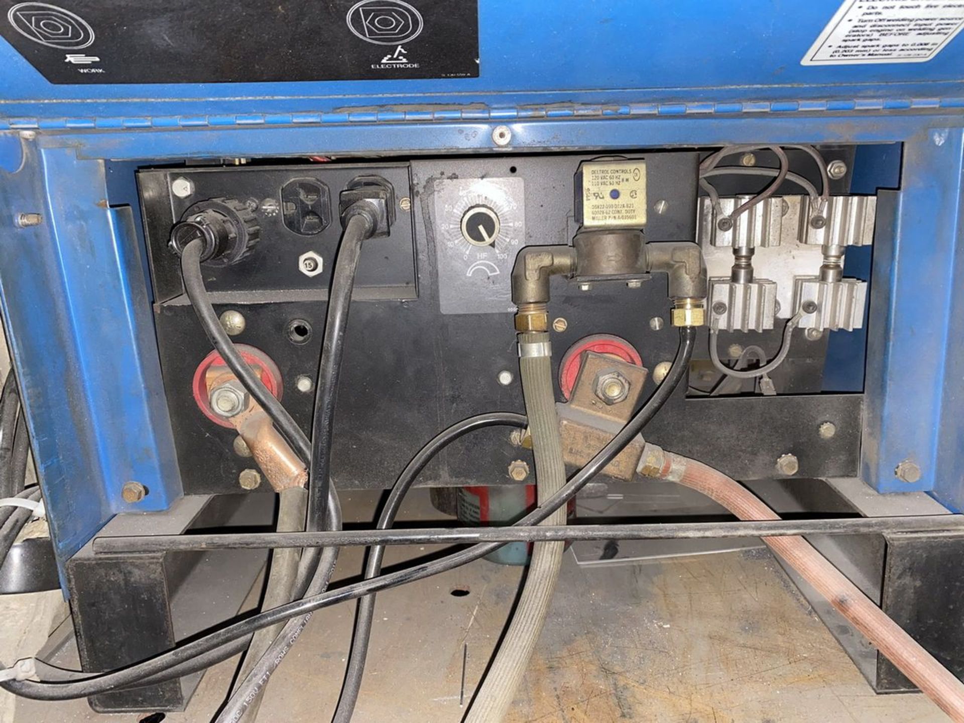 Miller Syncrowave 250 Constant Current CC-AC/DC Arc Welding Power Source, S/N: KD548490; with - Image 5 of 6