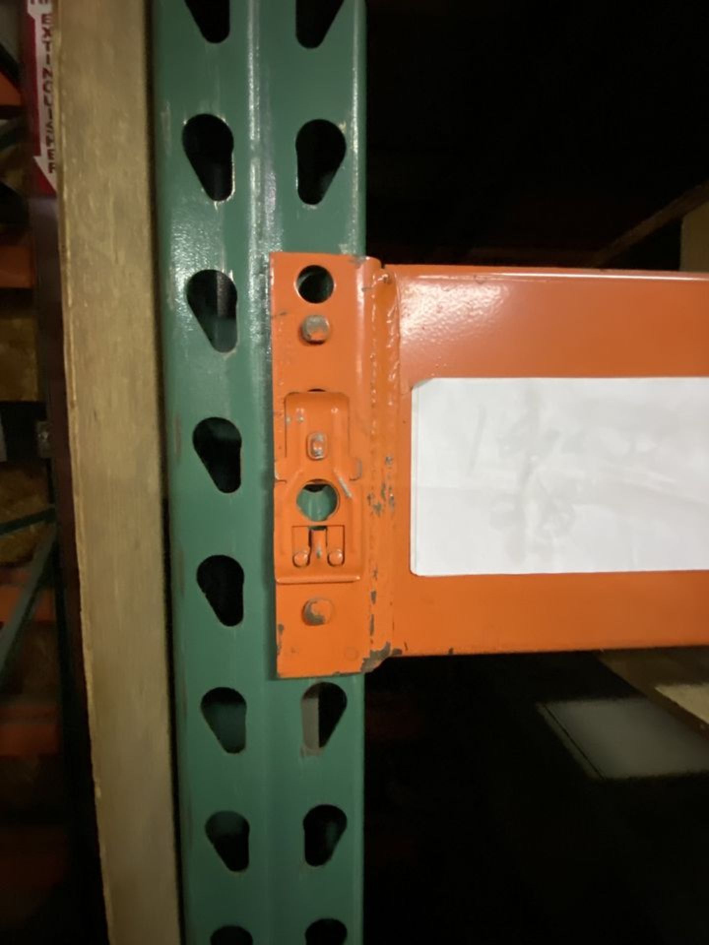 Lot - (3) Sections of Interlake Medium Duty Adjustable Pallet Racking; Each Section 8-Tier, (16) - Image 5 of 5