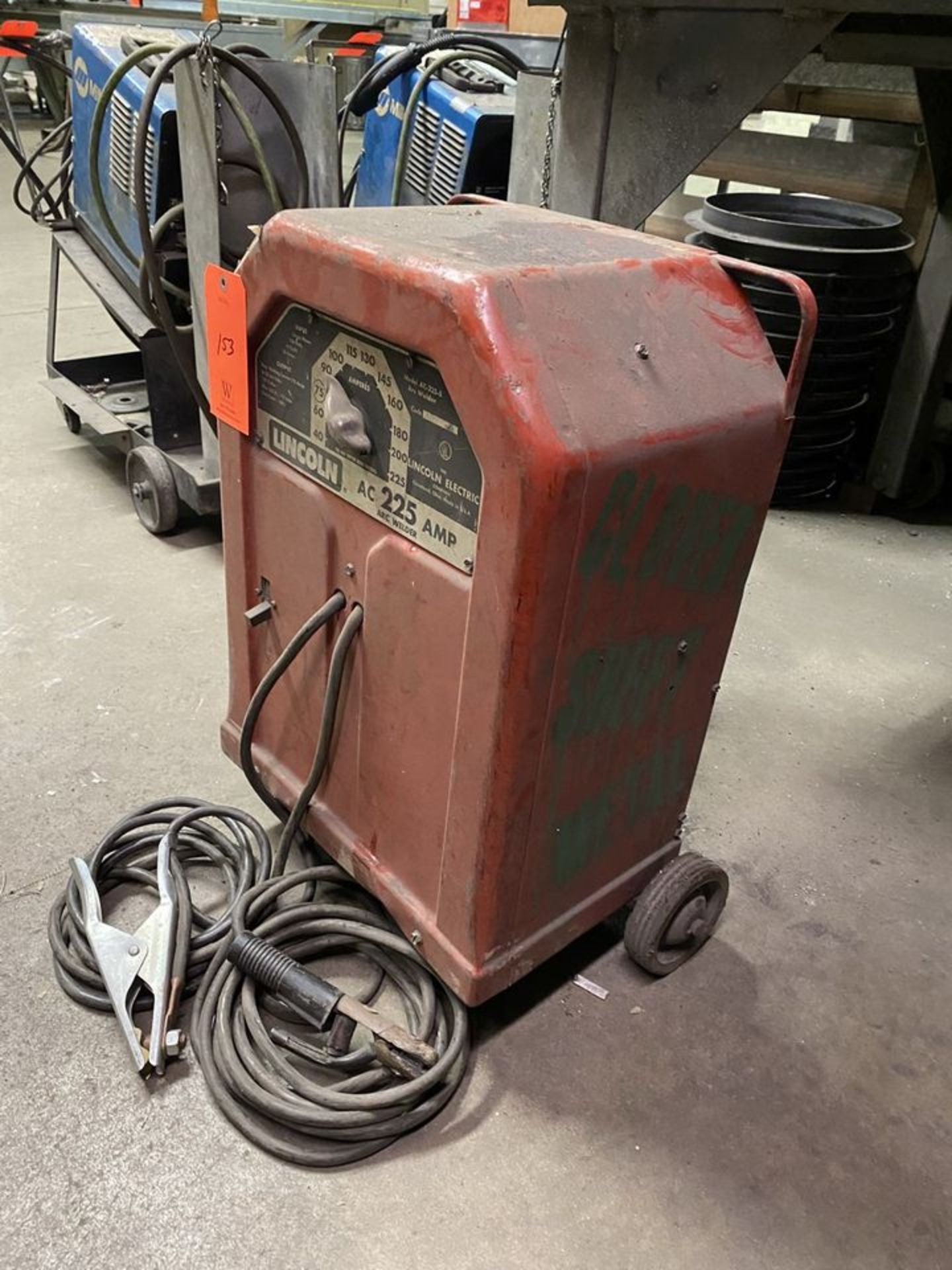 Lincoln 225-Amp Model AC-225-S Arc Welder, S/N: 5683-608; Rated Input 1-Phase, 230-V, 60-Cycle, 50- - Image 3 of 5