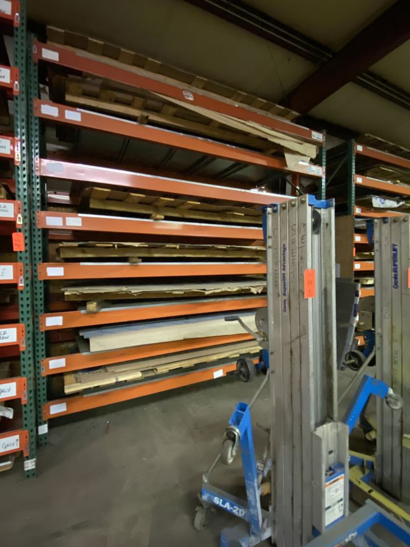 Lot - (3) Sections of Interlake Medium Duty Adjustable Pallet Racking; Each Section 8-Tier, (16) - Image 3 of 5