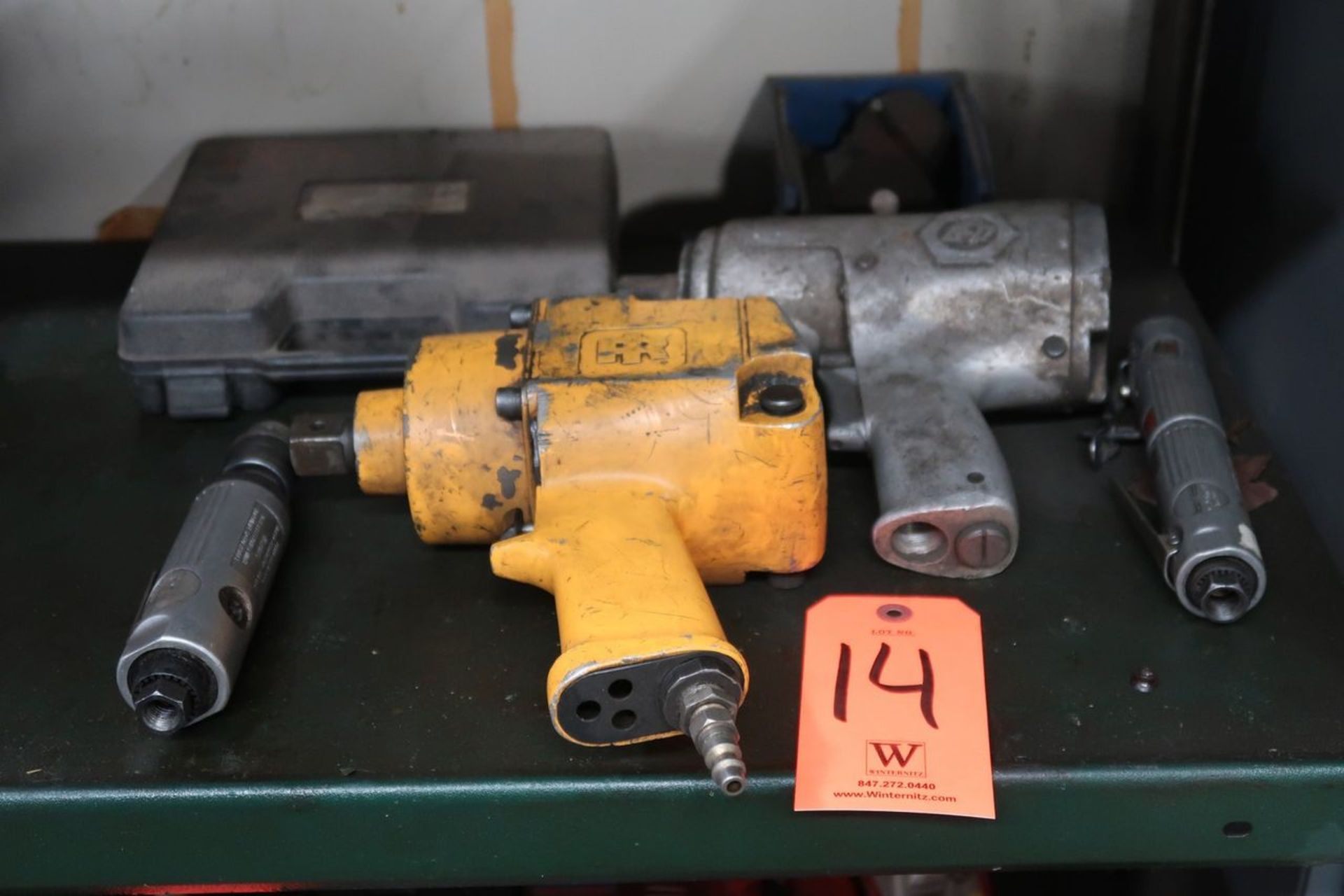 Lot - (4) Pneumatic Tools, Consisting of: (1) Ingersoll-Rand 3/4 in. Drive Impact Wrench, (1)