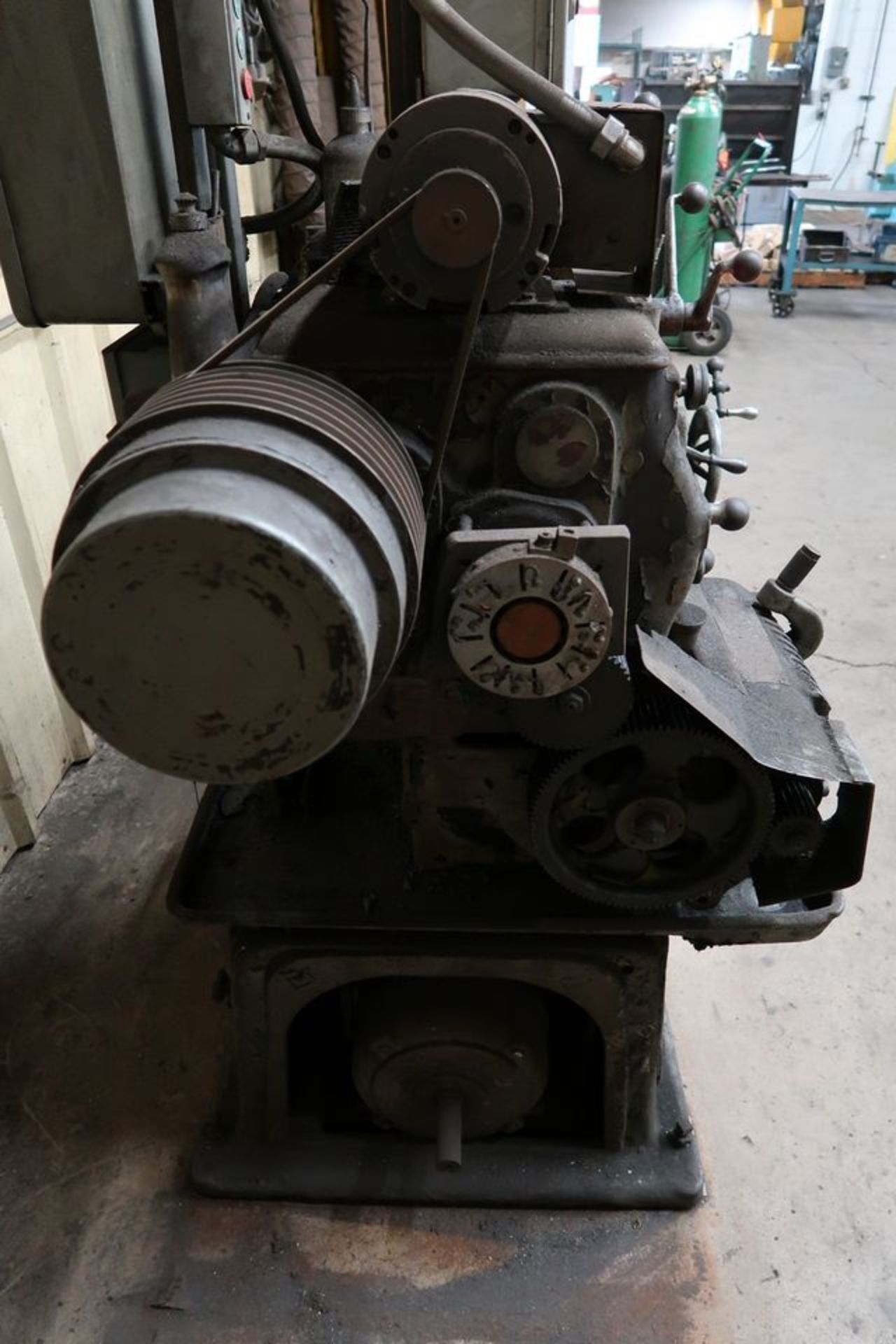 LeBlond Engine Lathe, S/N: 7955 (Retrofitted as a Welding Lathe); with 12 in. 3-Jaw Chuck, - Image 4 of 11