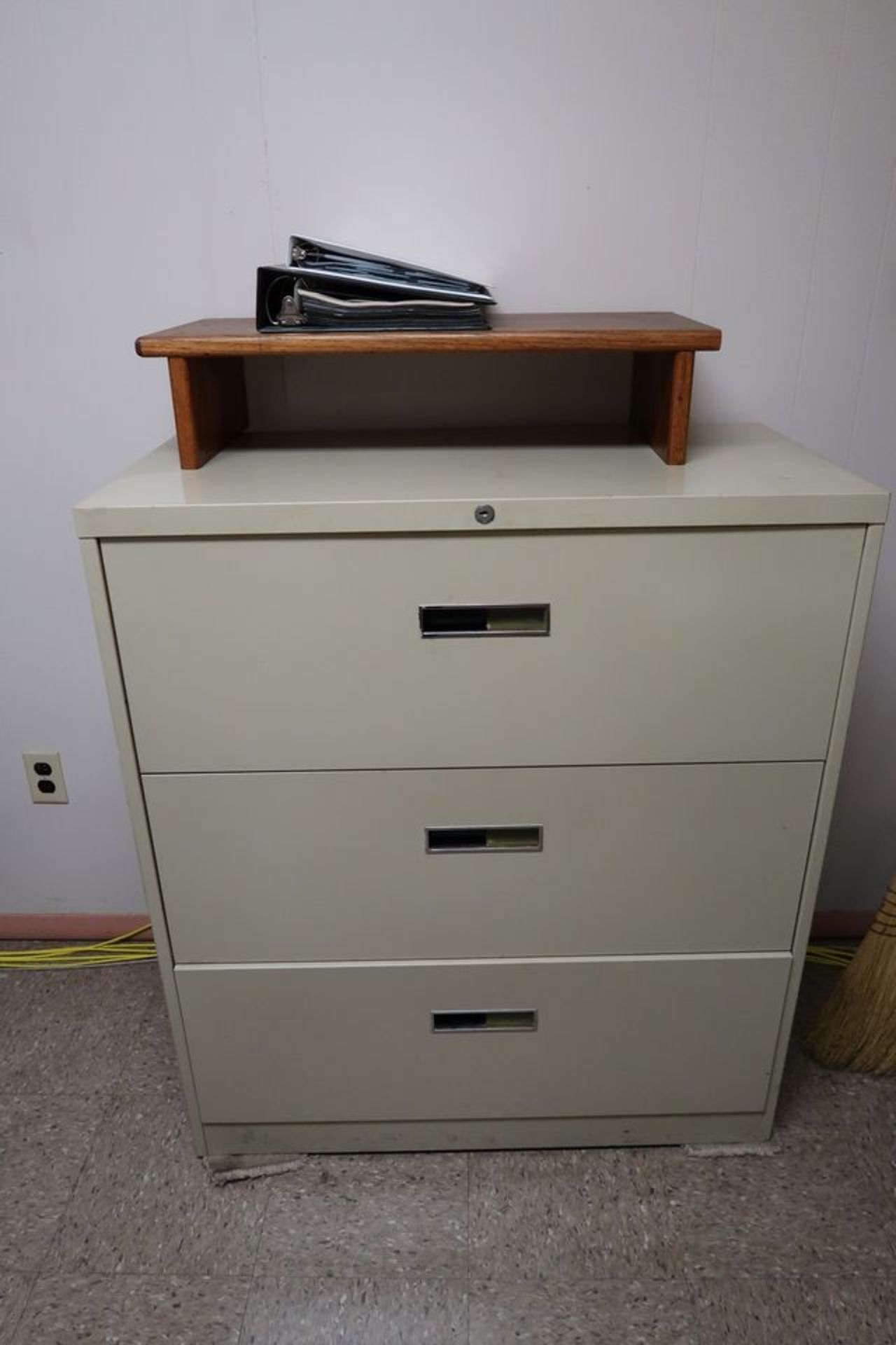 Lot - Office Furniture; (1) Desk, (1) Table, (1) Chair, (1) 3-Drawer Lateral Filing Cabinet, ( - Image 2 of 3