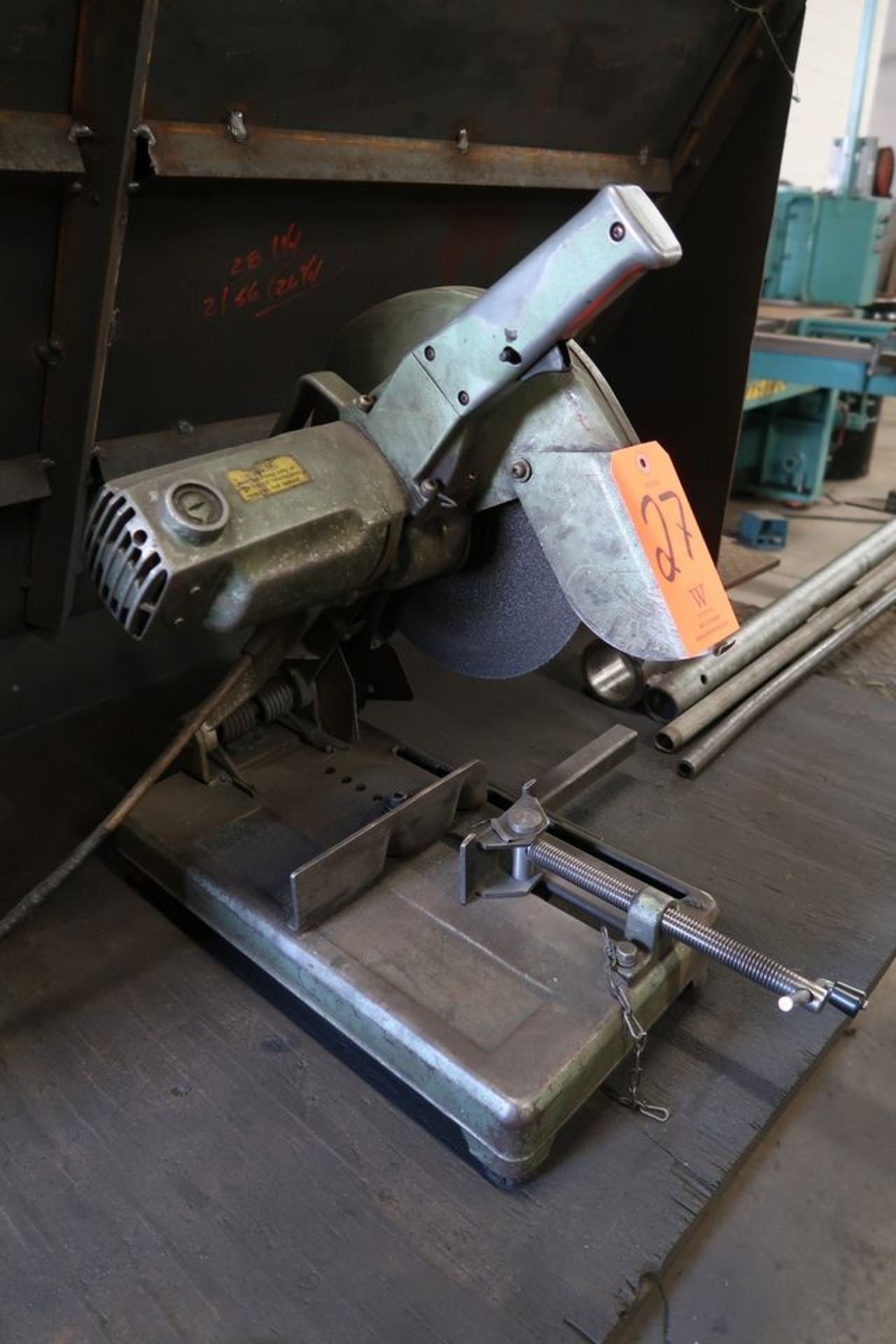 Hitachi Type HU/12 Bench-Type Abrasive Cut-Off Saw, S/N: 820047 - Image 2 of 2