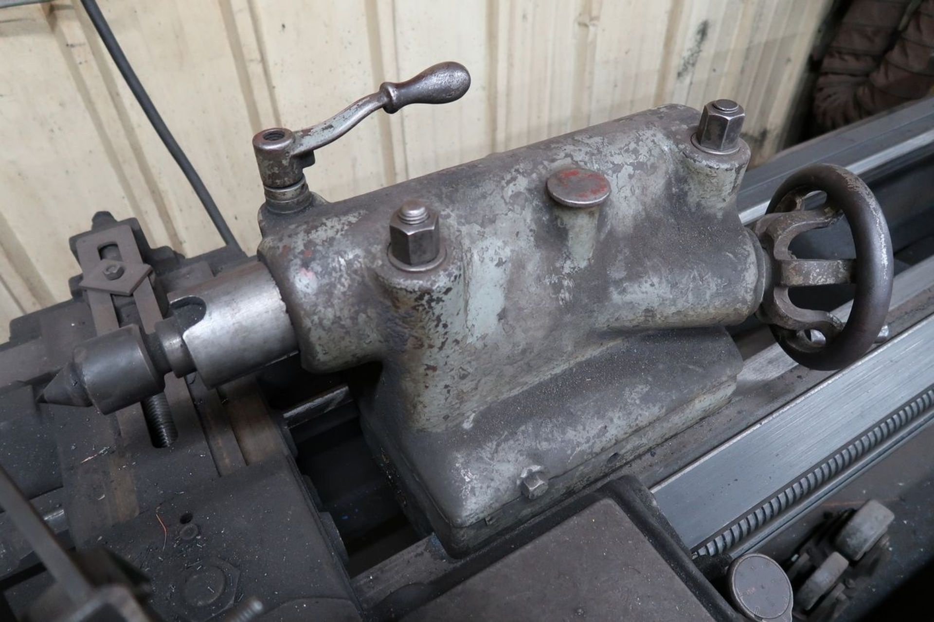 LeBlond Engine Lathe, S/N: 7955 (Retrofitted as a Welding Lathe); with 12 in. 3-Jaw Chuck, - Image 9 of 11