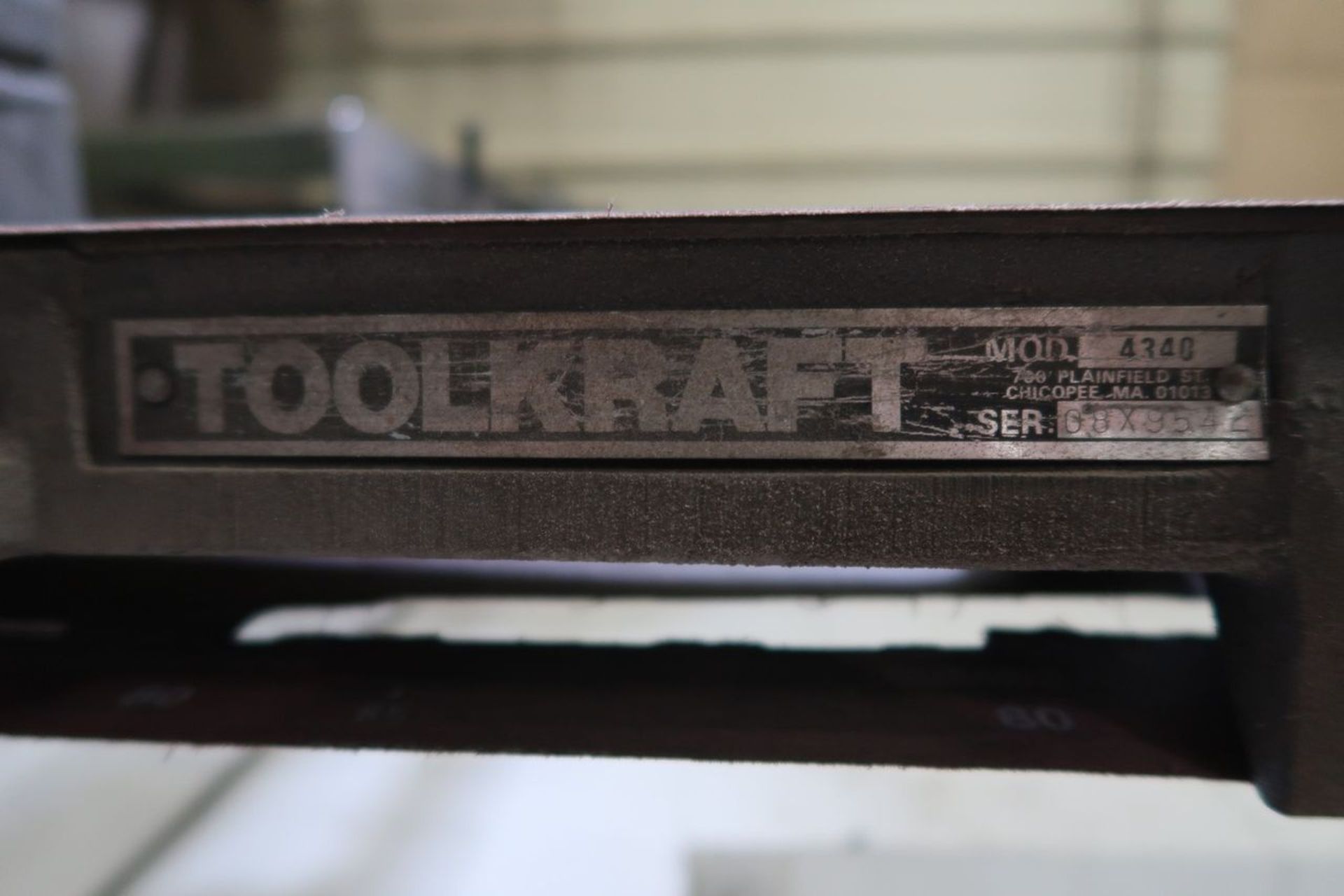 Toolkraft 6 in. Model 4340 Vertical Belt Sander, S/N: 08X9542 - Image 3 of 3