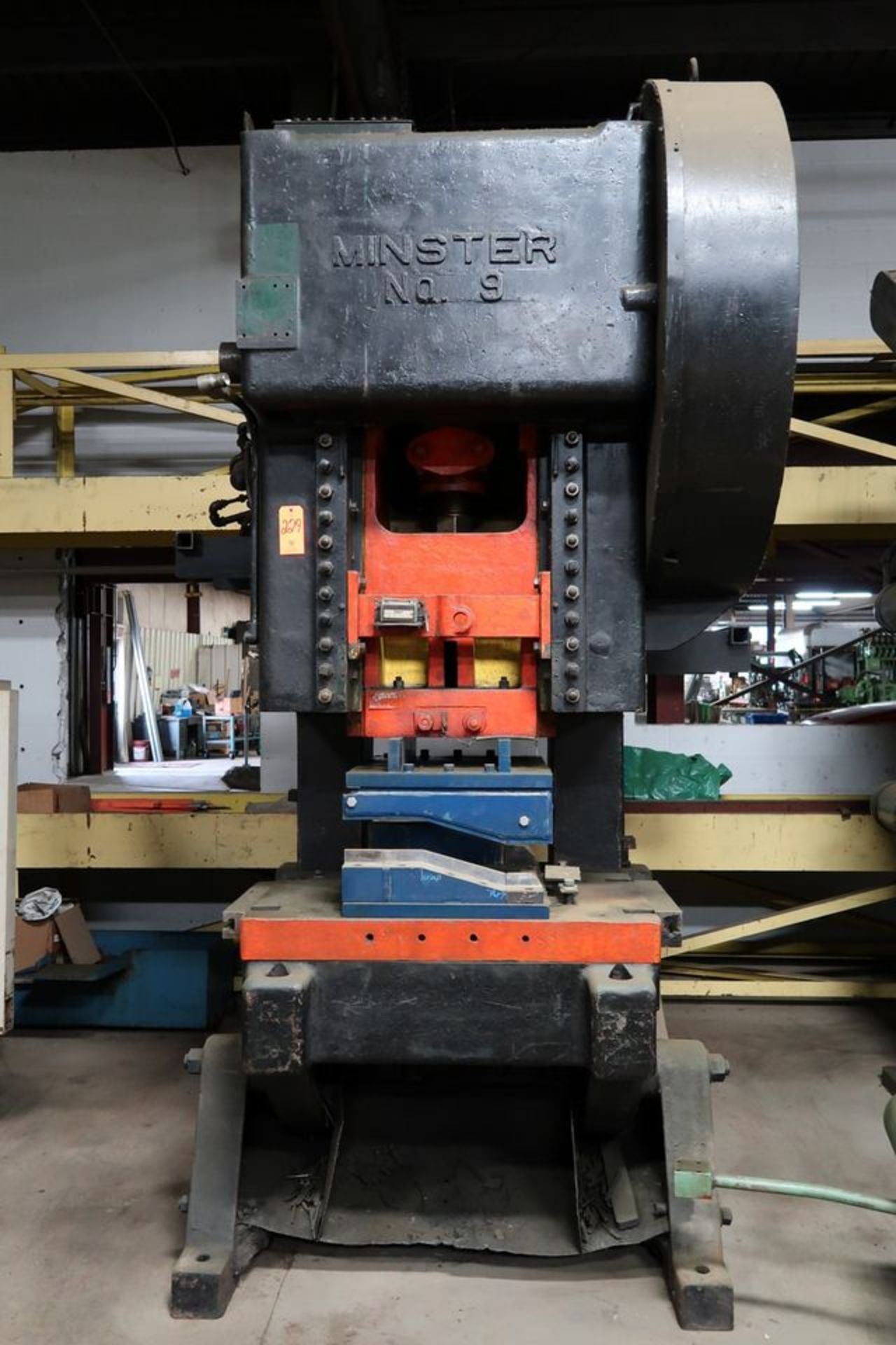 Minster No. 9 Pneumatic O.B.I. Press (Not-in-Service, Parts Only) - Image 2 of 7