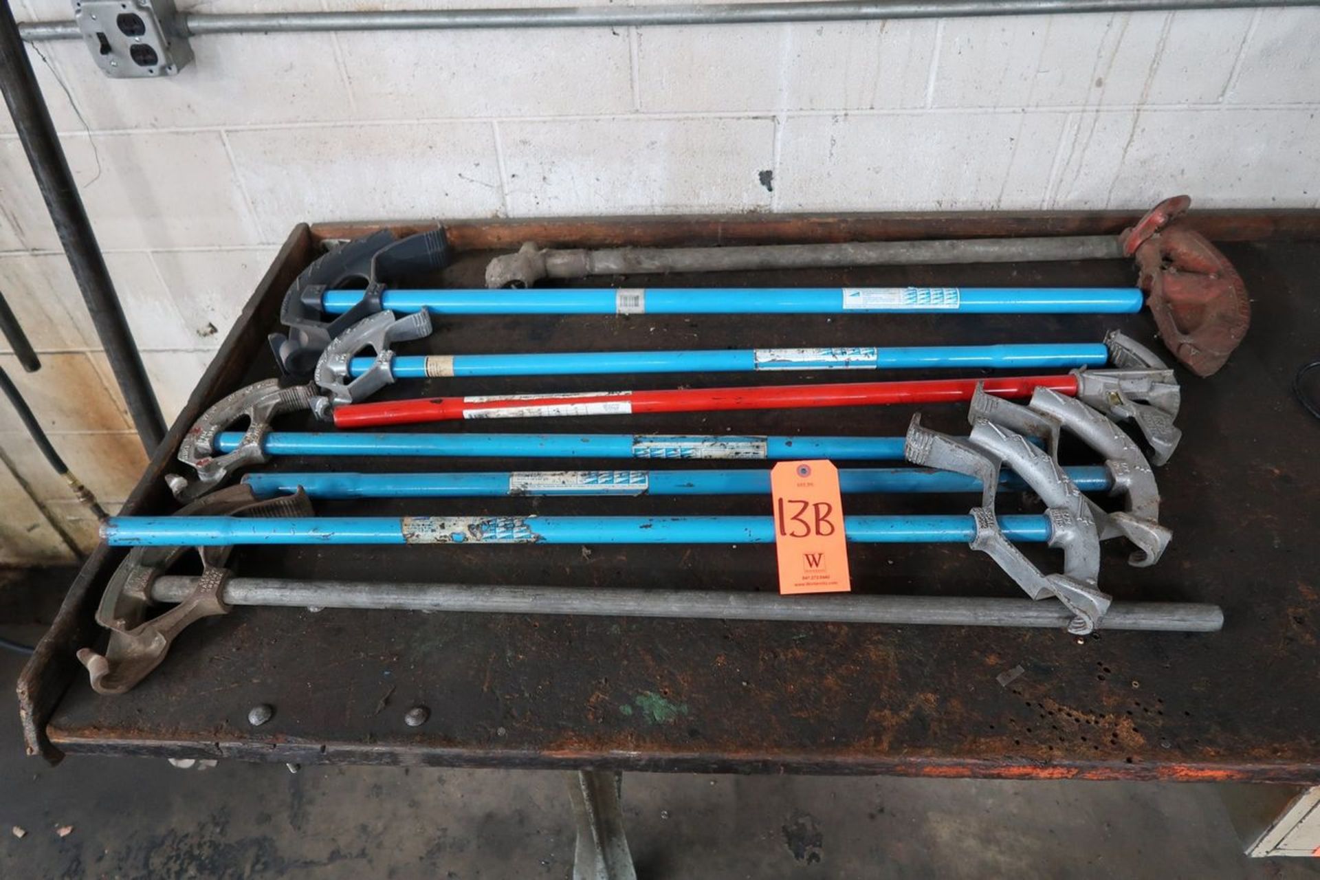 Lot - (9) Conduit Benders