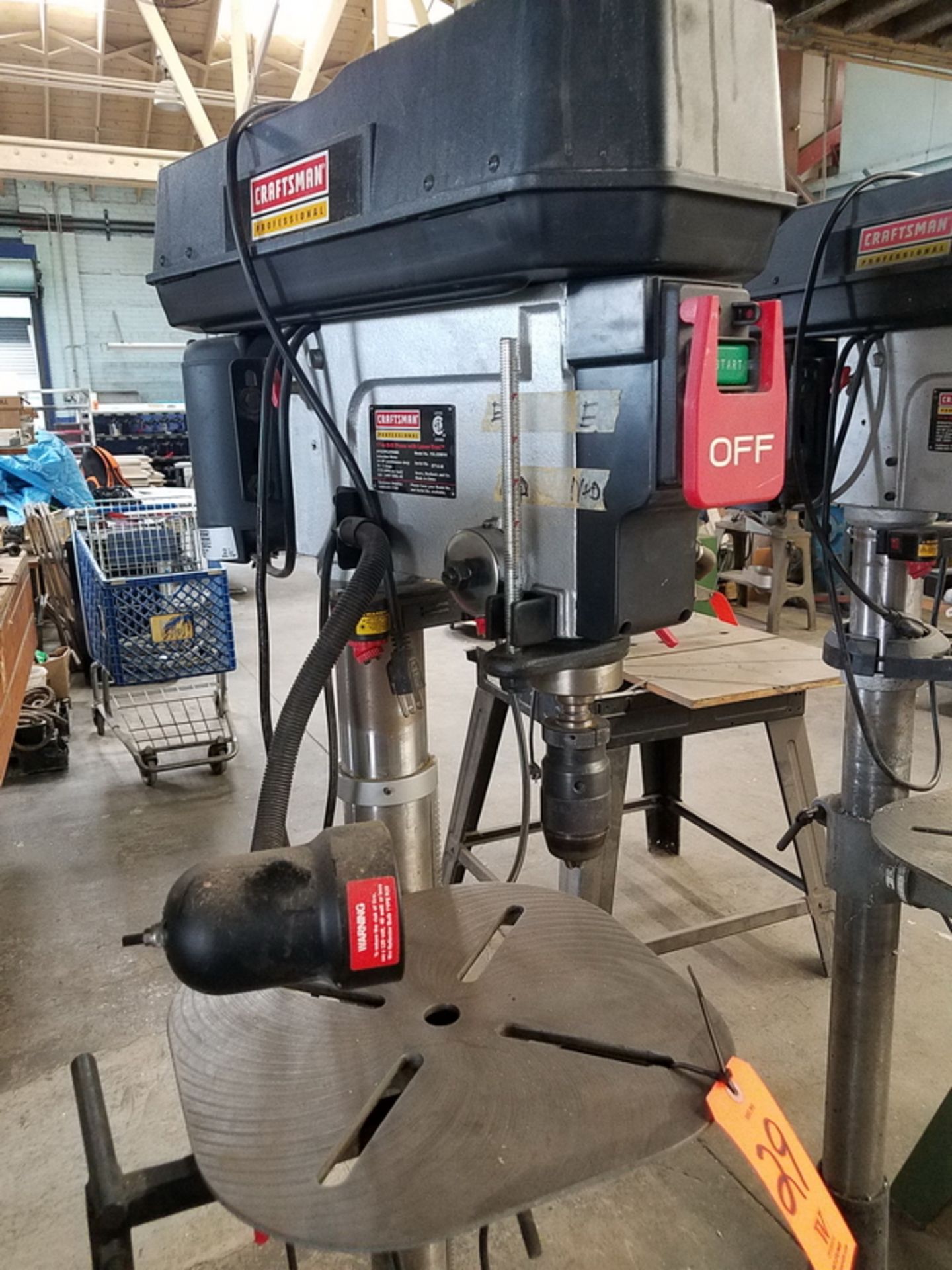 Craftsman Profesional 17 in. Model 152.229010 Drill Press, S/N: 0714-W; with Laser Trac, Work Light, - Image 2 of 3