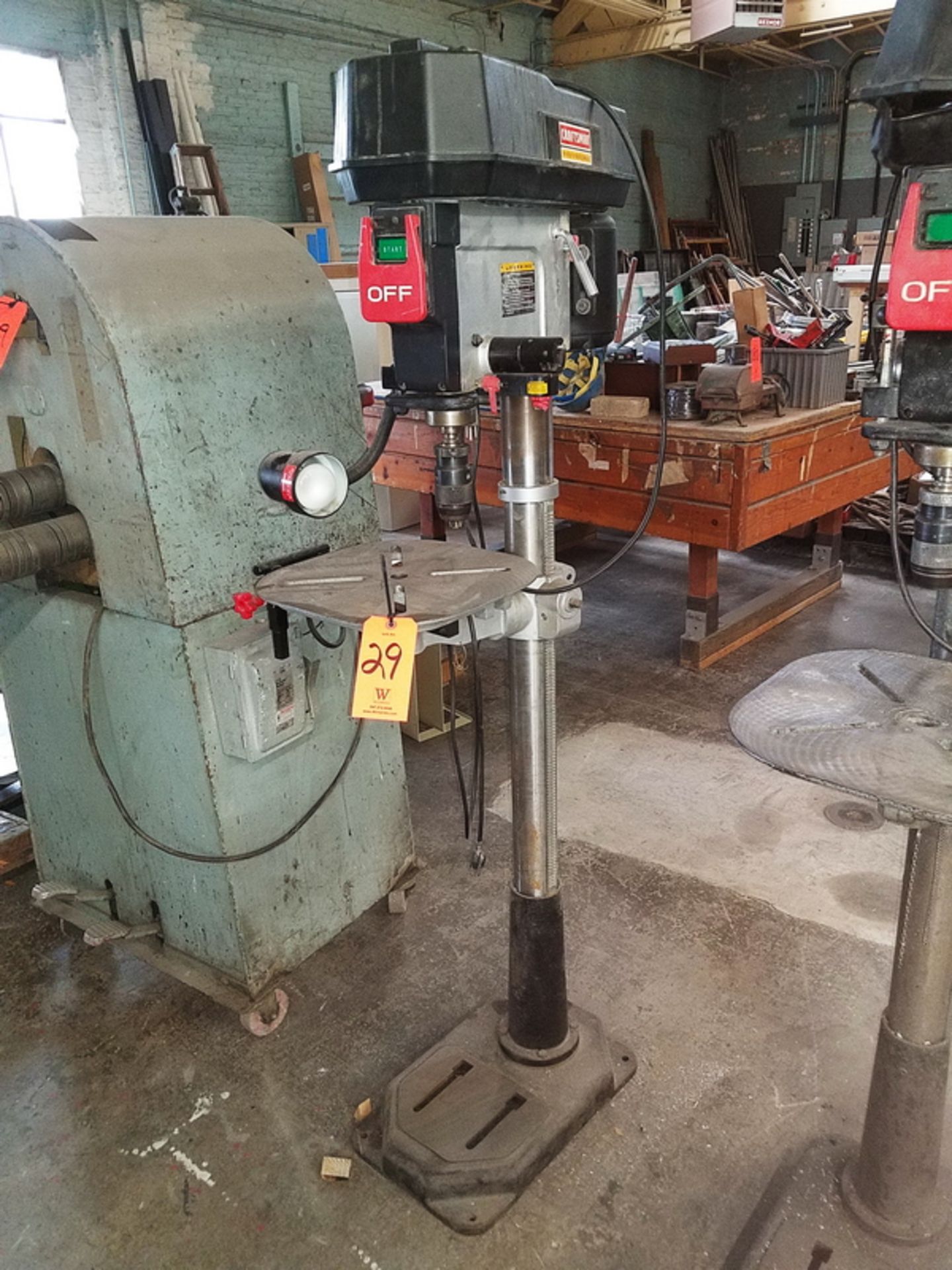 Craftsman Profesional 17 in. Model 152.229010 Drill Press, S/N: 0714-W; with Laser Trac, Work Light, - Image 3 of 3