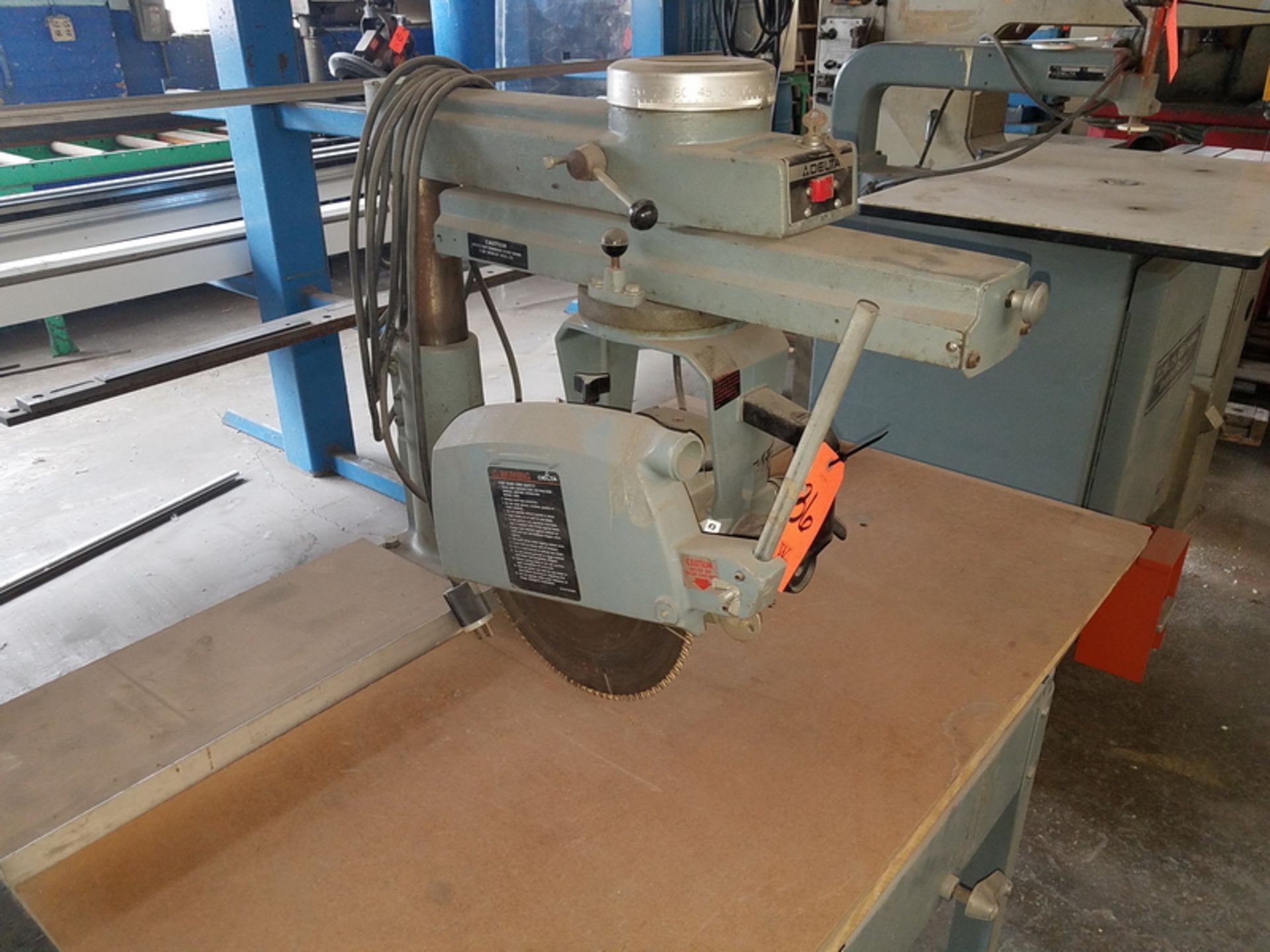 Delta 11 in. Radial Arm Saw; 1.58-HP, 115/230-Volt - Image 3 of 3