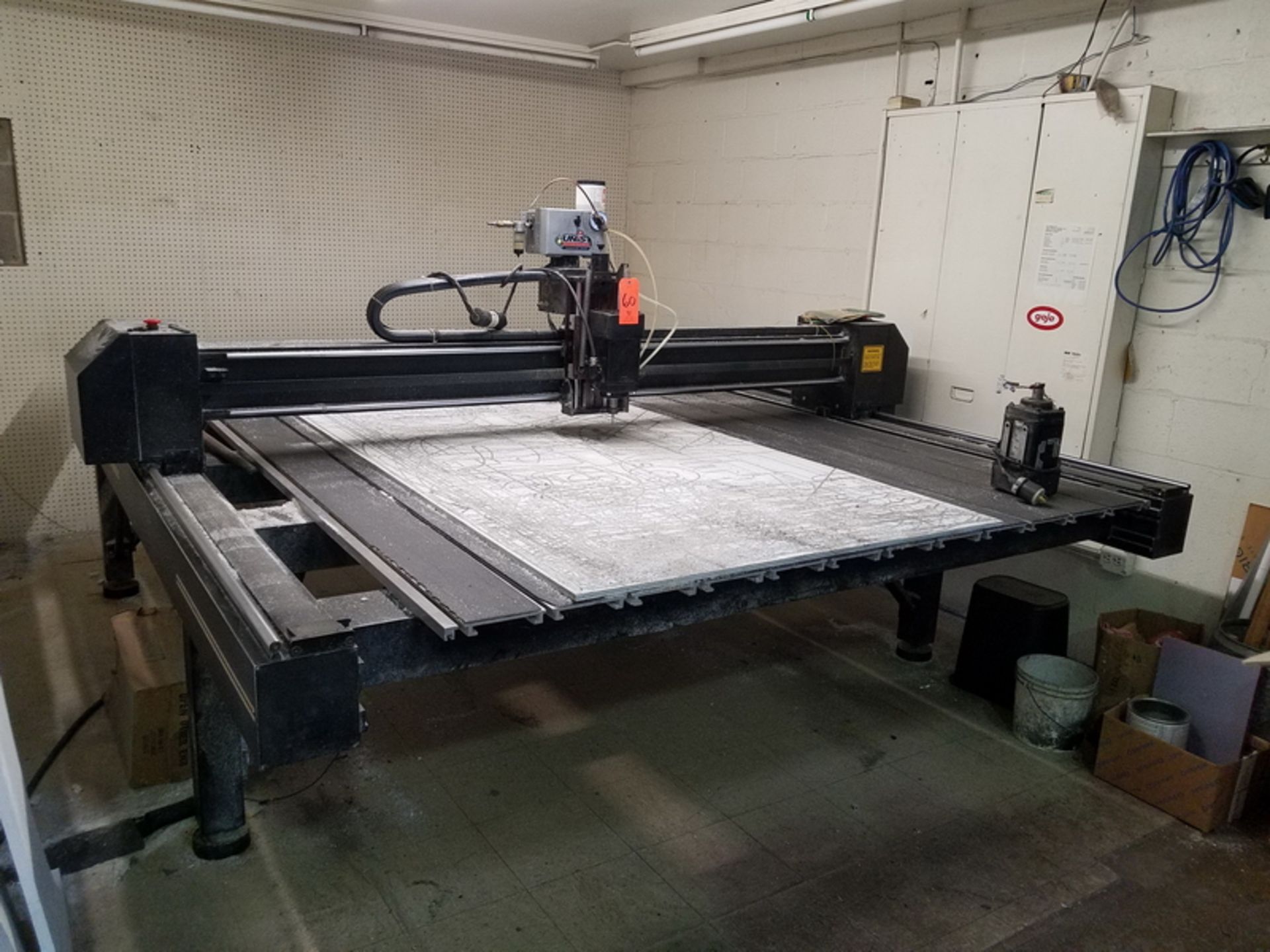 Gerber CNC Table Router; with 84 in. x 120 in. Table, 200-230-Volt, 50/60-Hz (Needs New Router