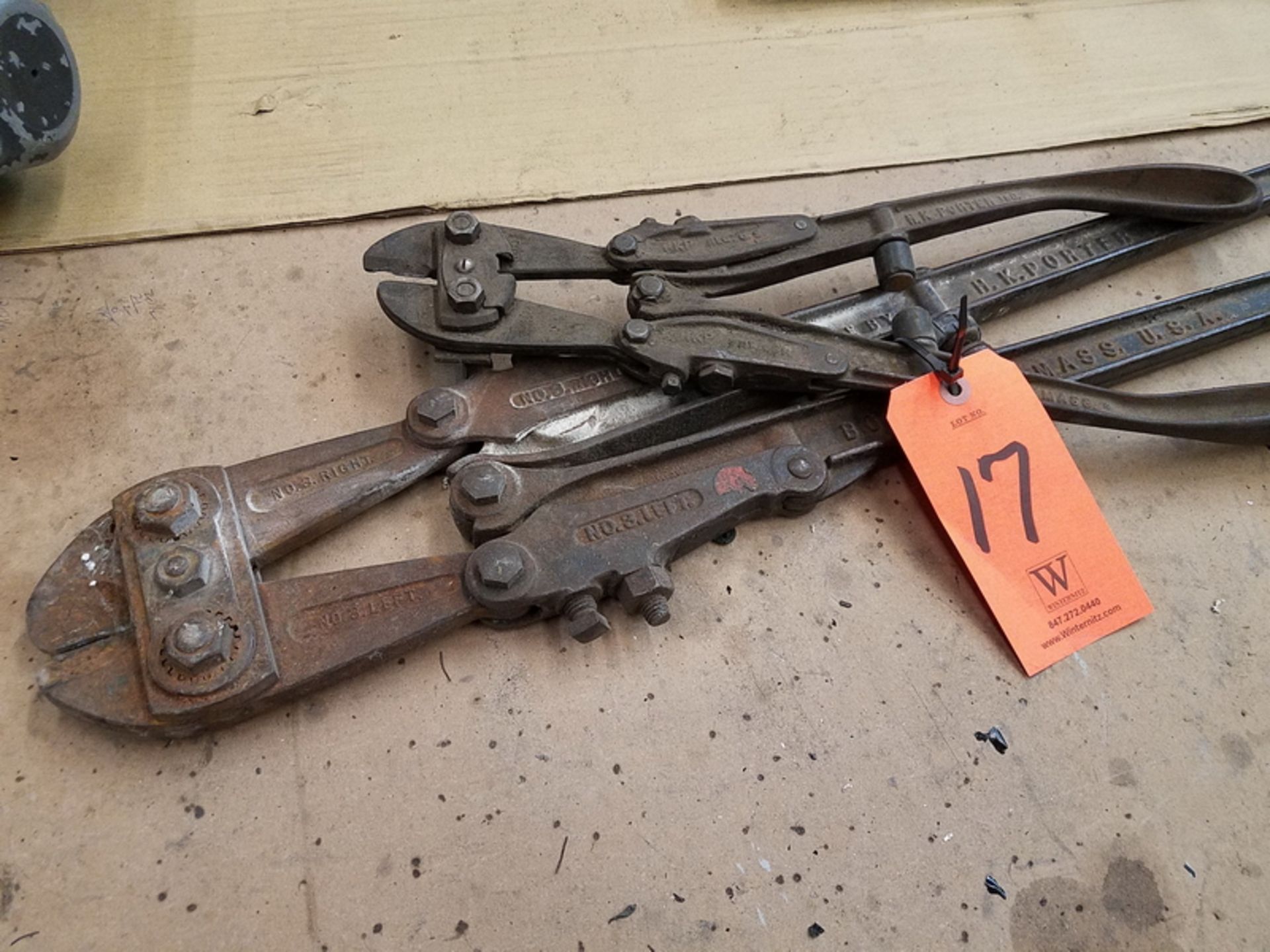 Lot - (2) Assorted H.K. Porter Bolt Cutters