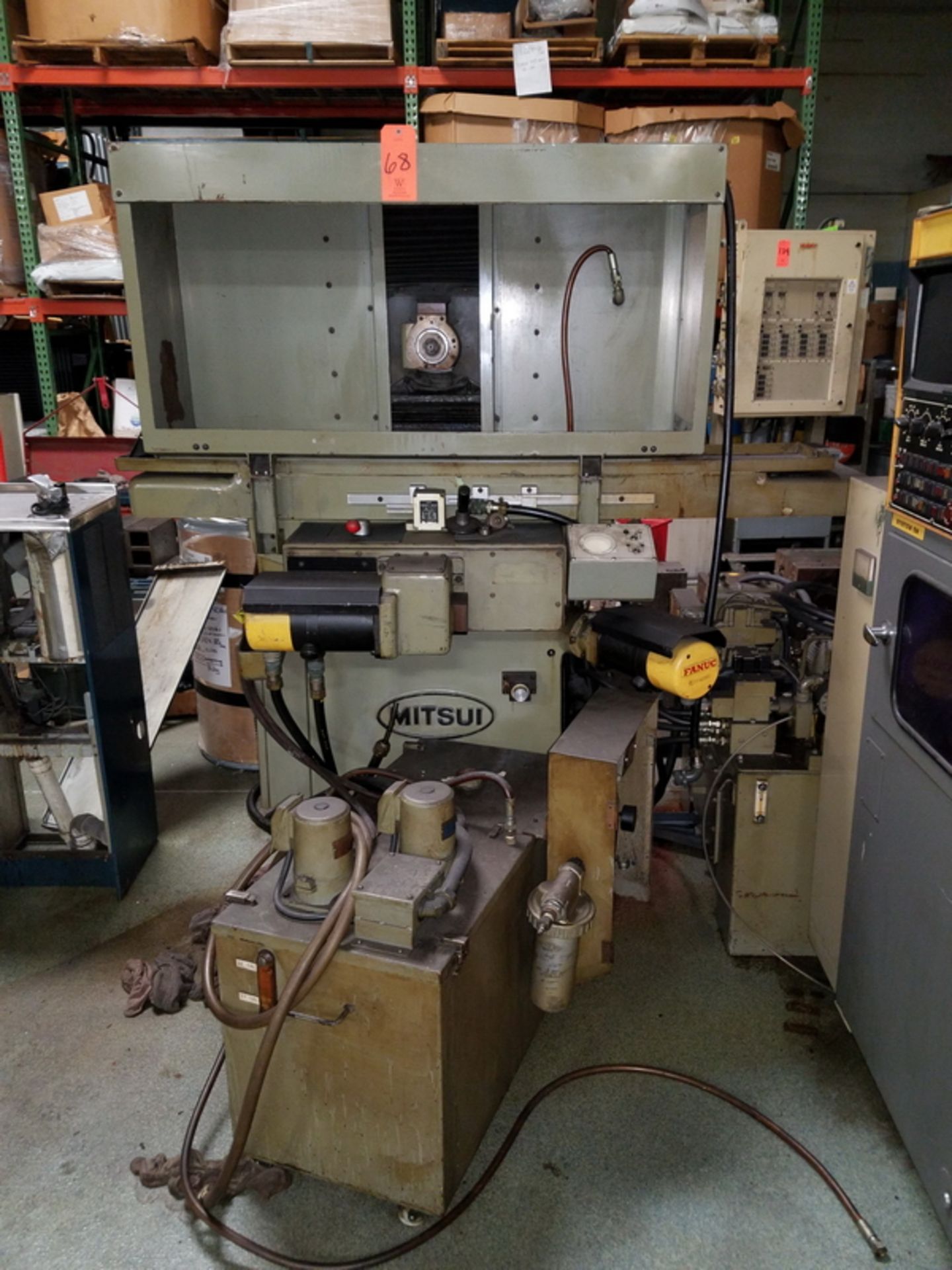 Mitsui 8 in. x 18 in. Model N250C Hydraulic Surface Grinder, S/N: 82070031 (1982); 3,500 RPM, 180 - Image 5 of 5