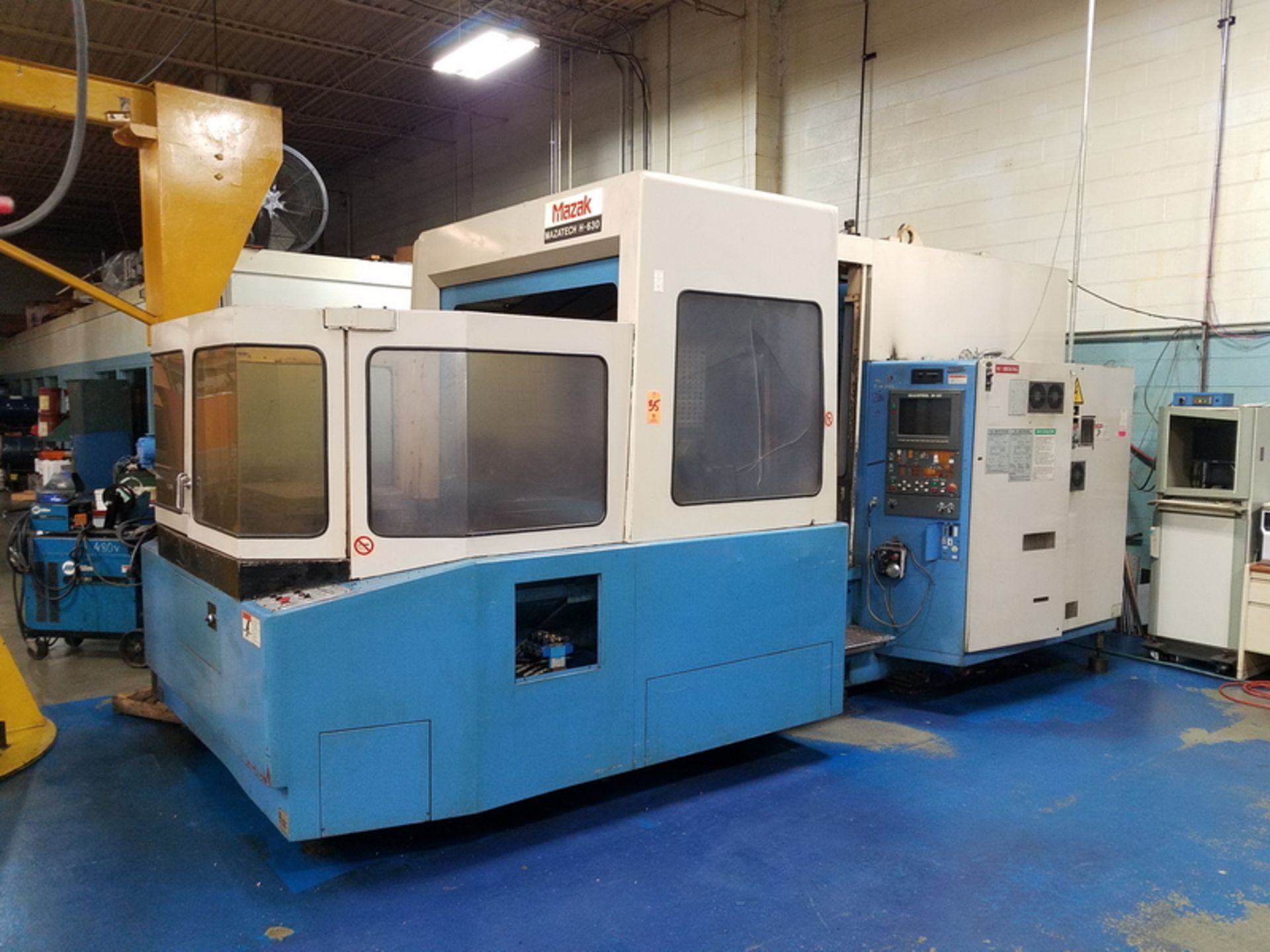 Mazak 3-Axis Model H-630 CNC Horizontal Machining Center, S/N: 78498 (1989); with 40-Position - Image 3 of 13
