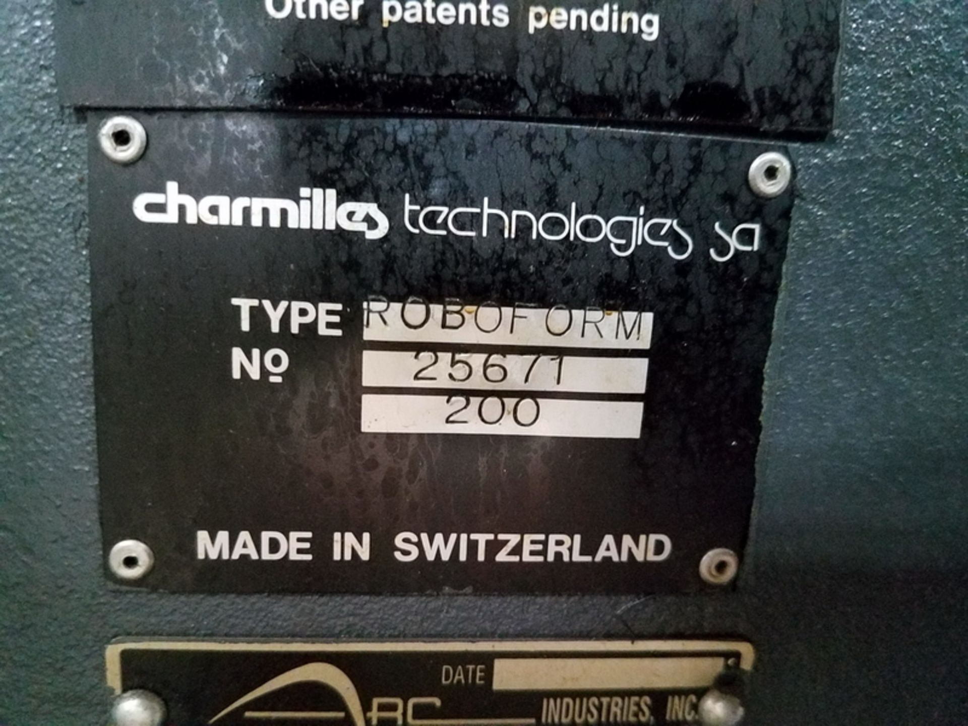 Charmilles Technologies Roboform 200 CNC Electrode EDM, S/N: 25671; with 22 in. x 15-1/2 in. T- - Bild 9 aus 9