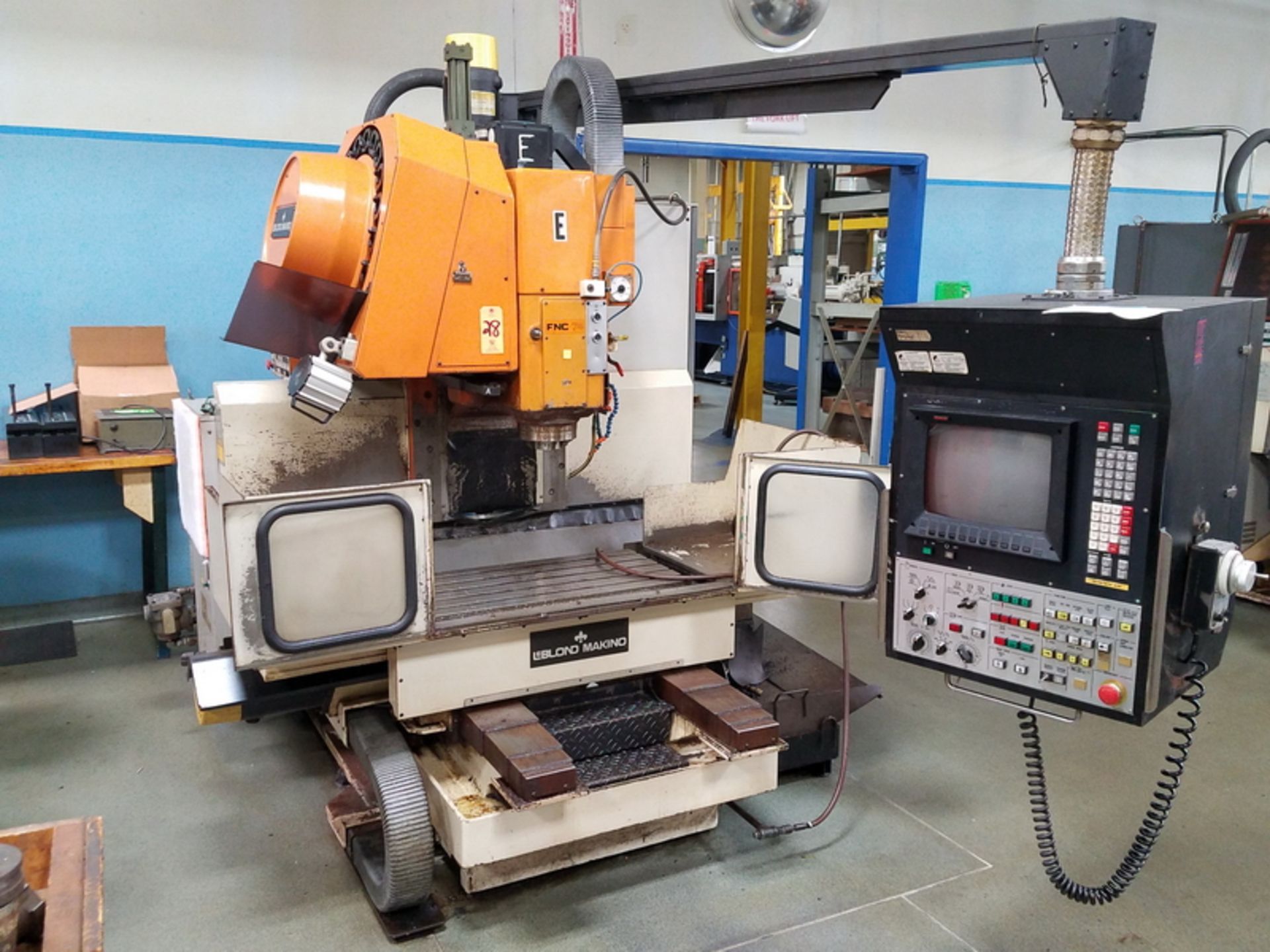 LeBlond Makino FNC74-A20 CNC Vertical Machining Center, S/N: LM2 031 (1984); with 20-Position