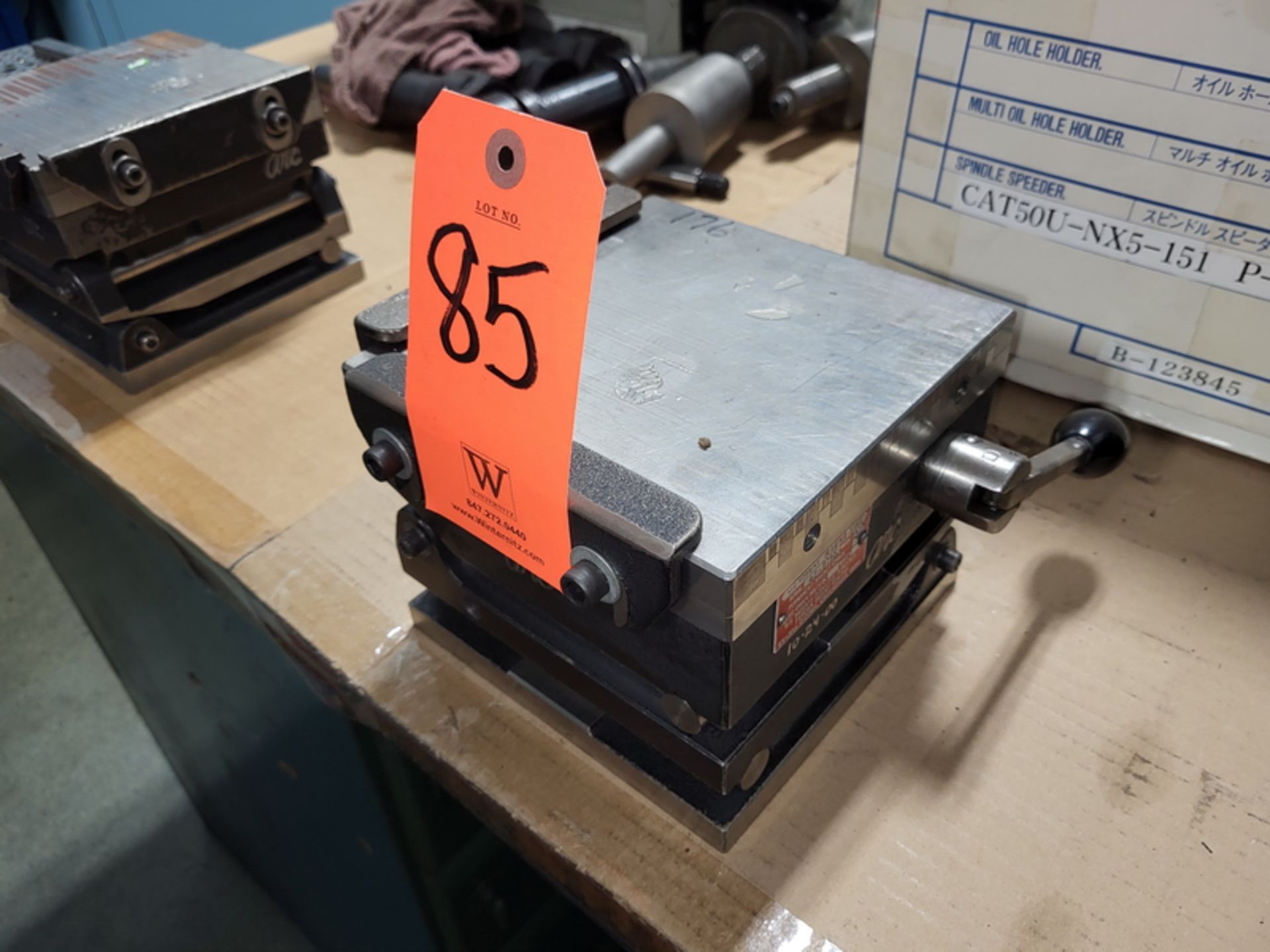 Magna-Sine 6-1/2 in. x 6-1/2 in. Model A5 Magnetic Sine Plate, S/N: 47-8765; (Removal Cost: $10)